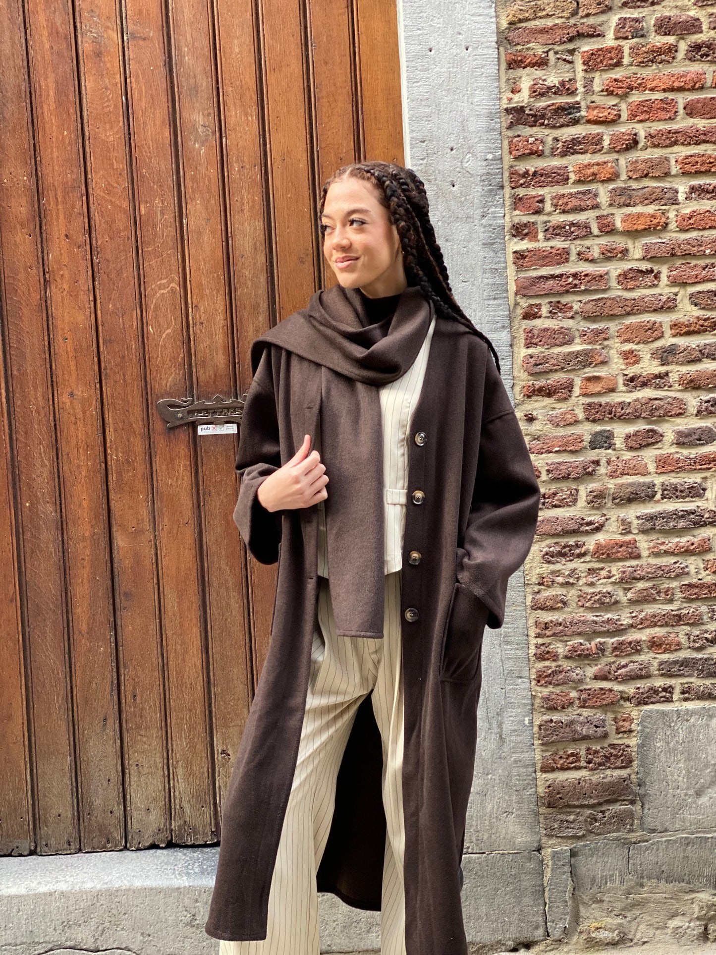 Manteau Teresa brun