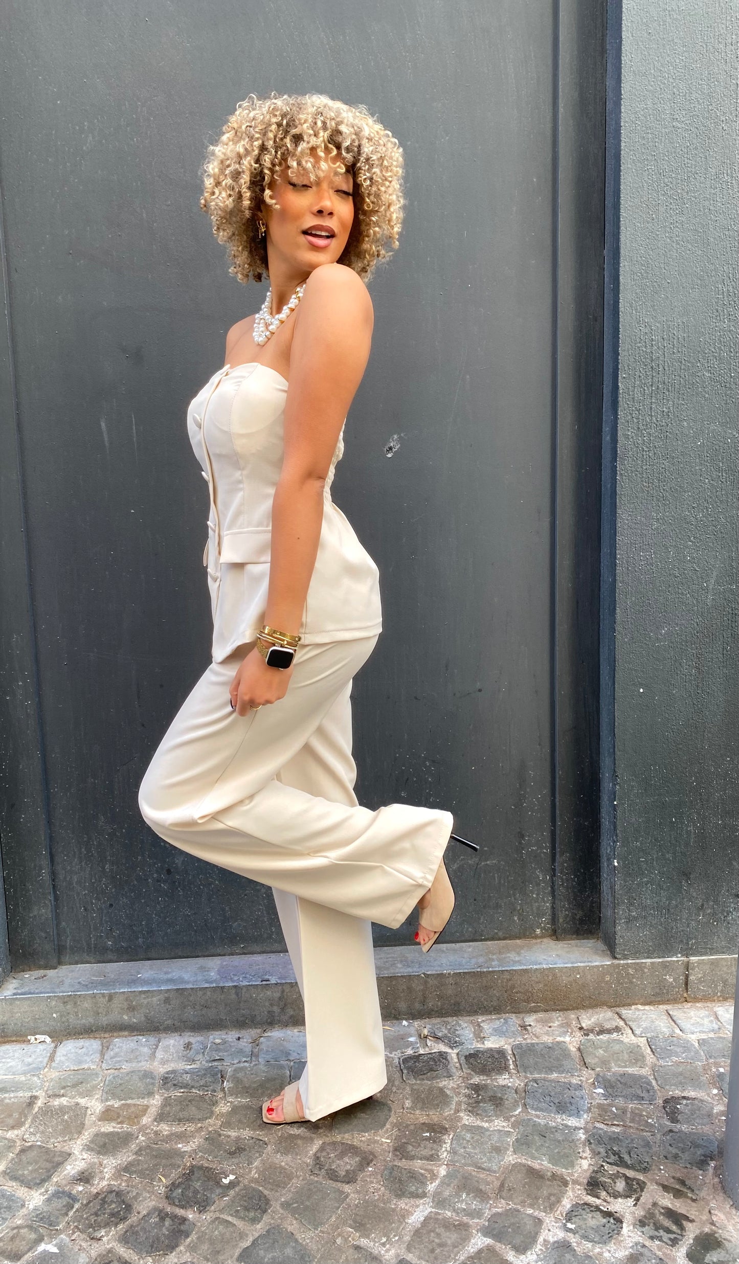 Ensemble Sarah beige