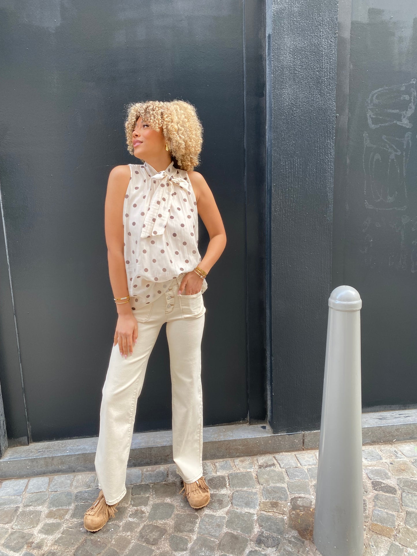 Blouse Zia beige