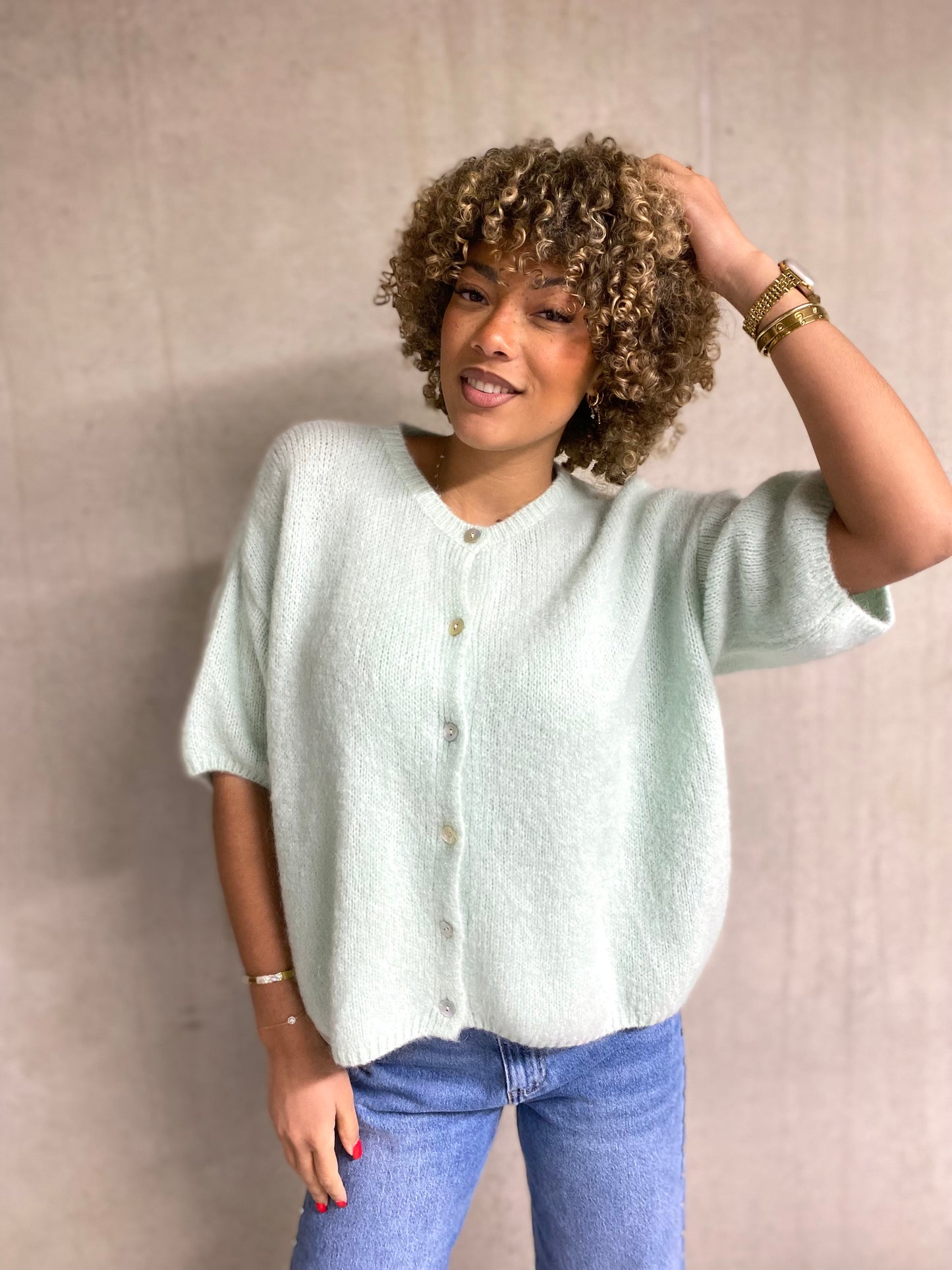 Pull Laura menthe
