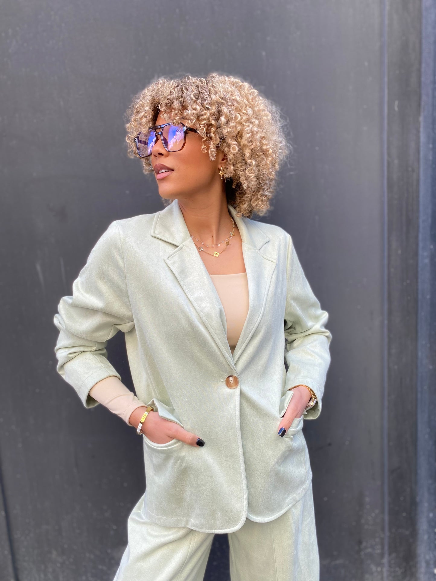 Blazer Nadia menthe