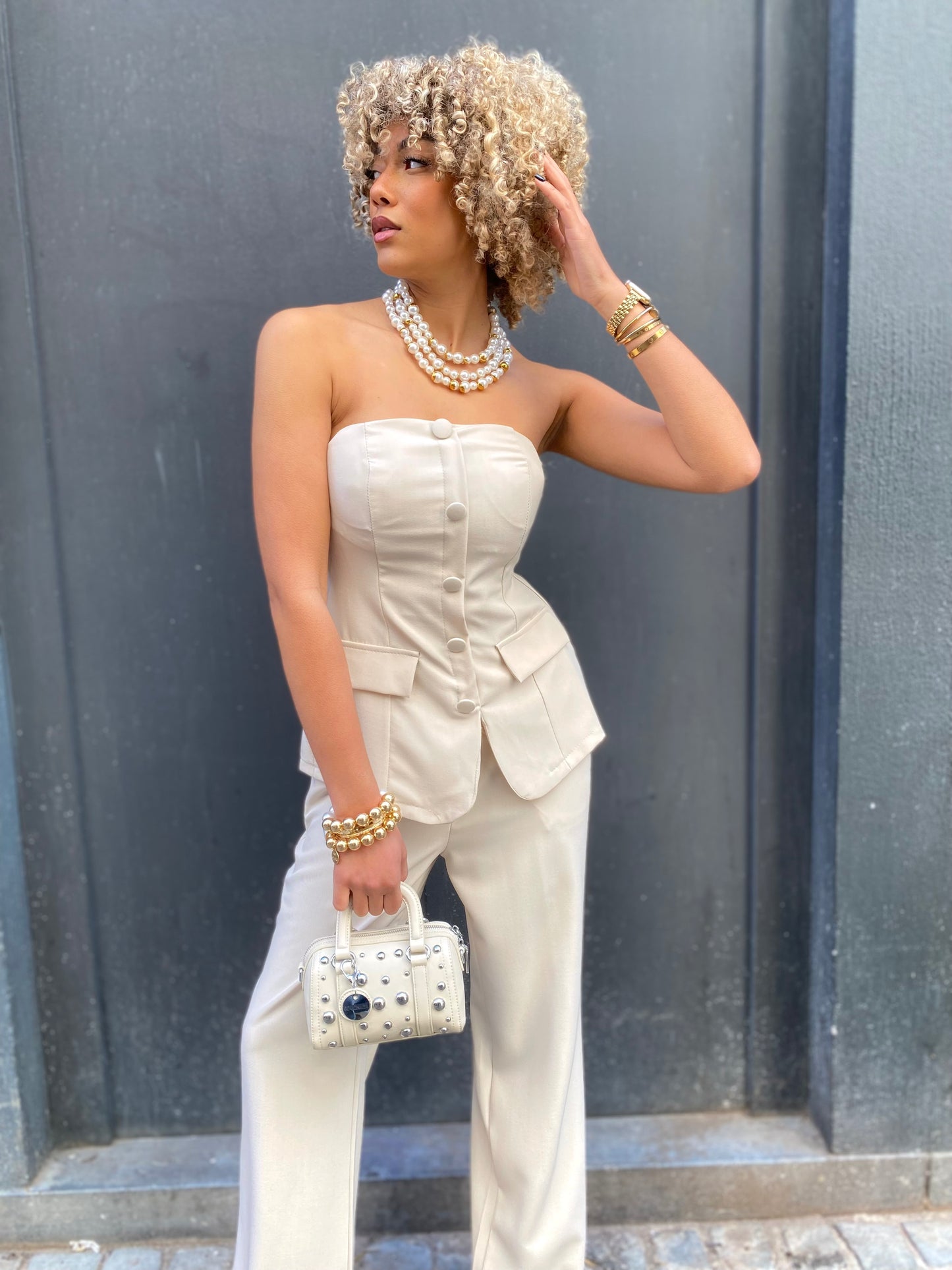 Ensemble Sarah beige