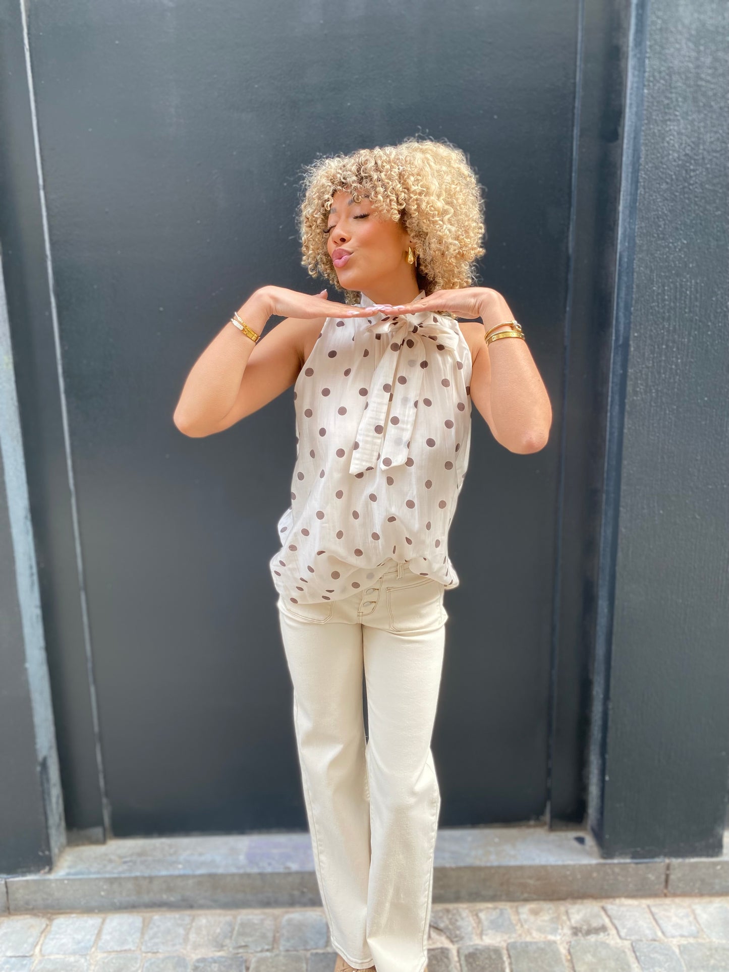 Blouse Zia beige
