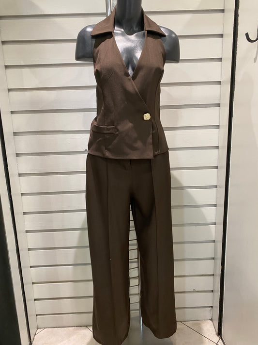 Ensemble flavie brun