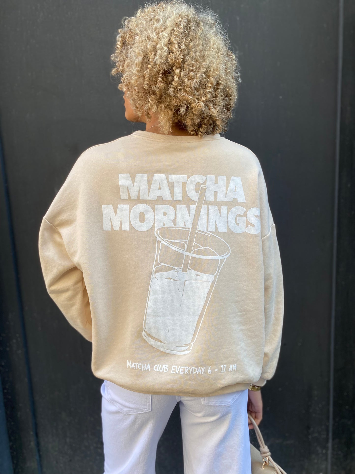 Sweat-shirt matcha