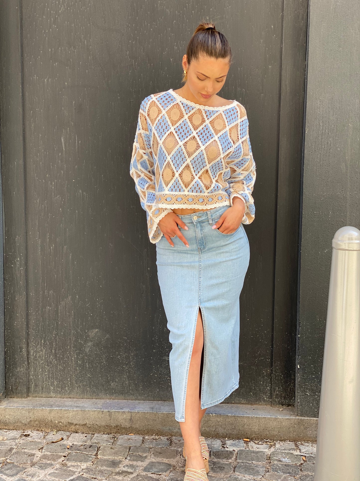 Jupe jeans Lily