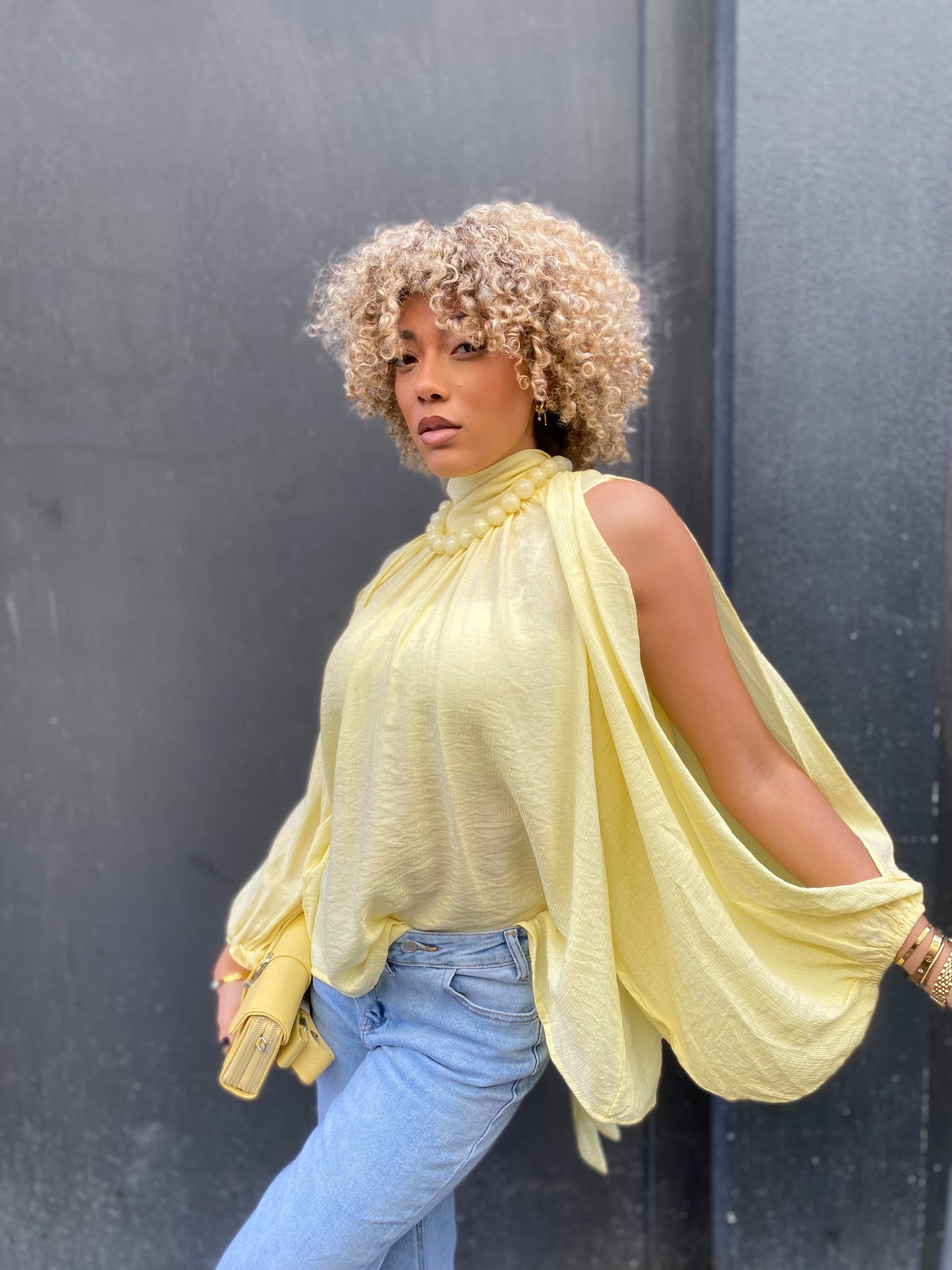 Chemise Yvanna jaune