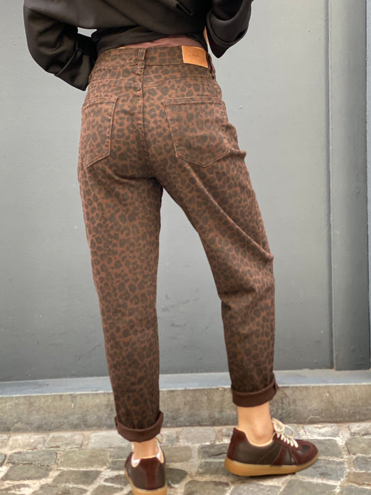 Pantalon léopard Choco