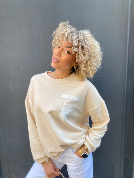 Sweat-shirt matcha