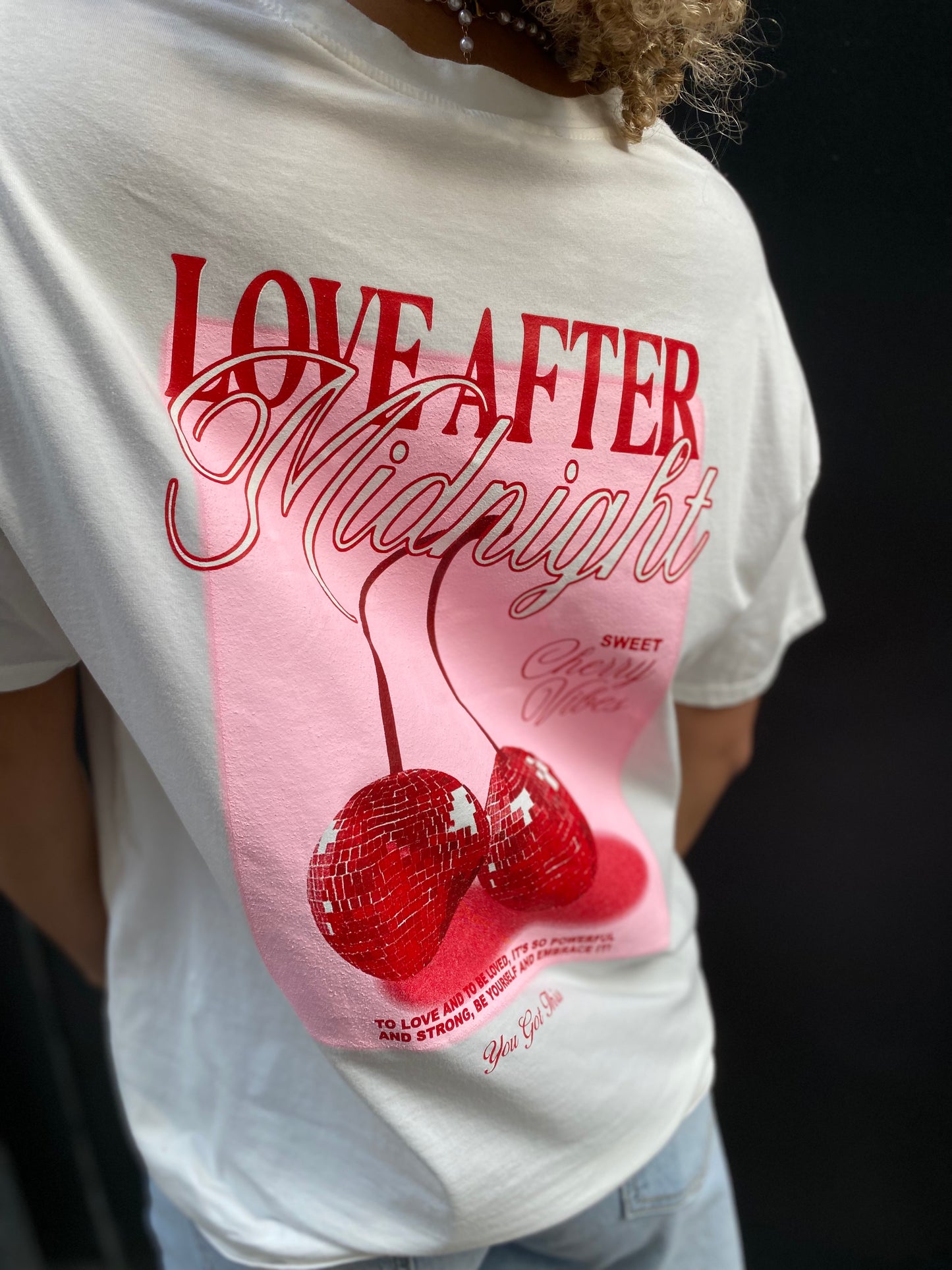 T-shirt cerise