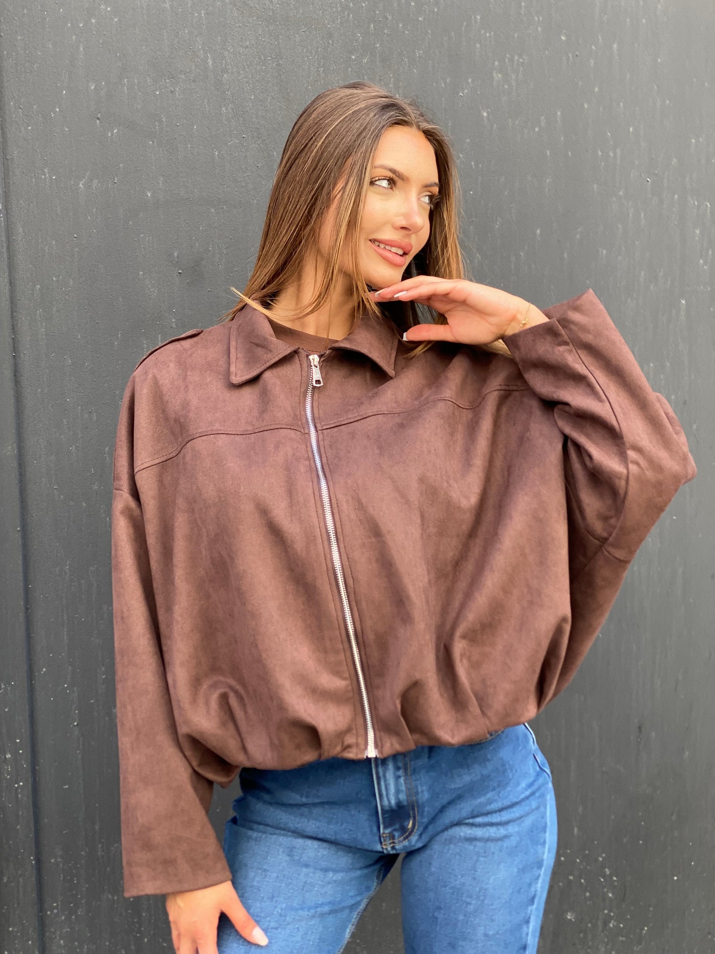 Veste Mia, brune