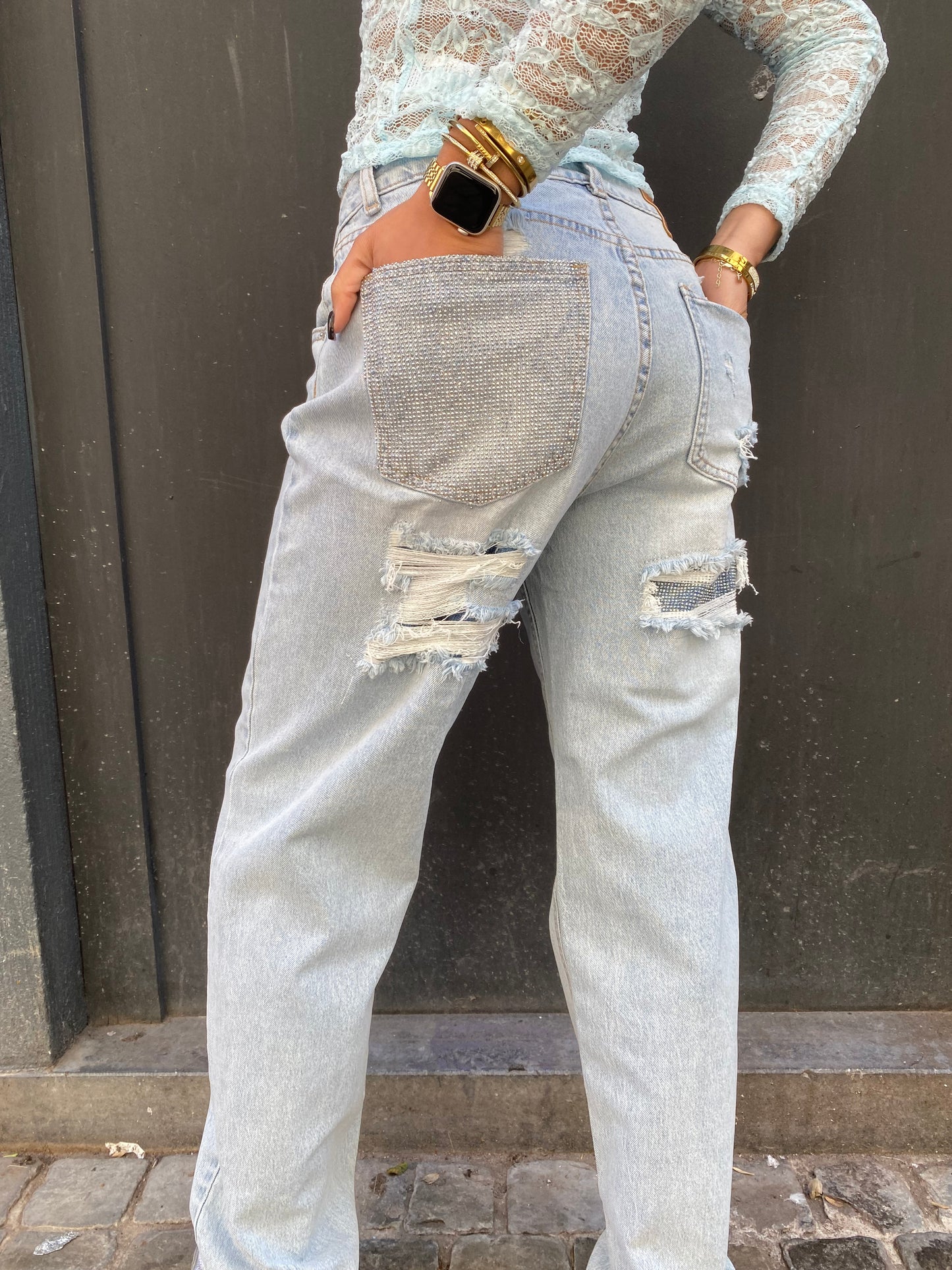 Jeans strass