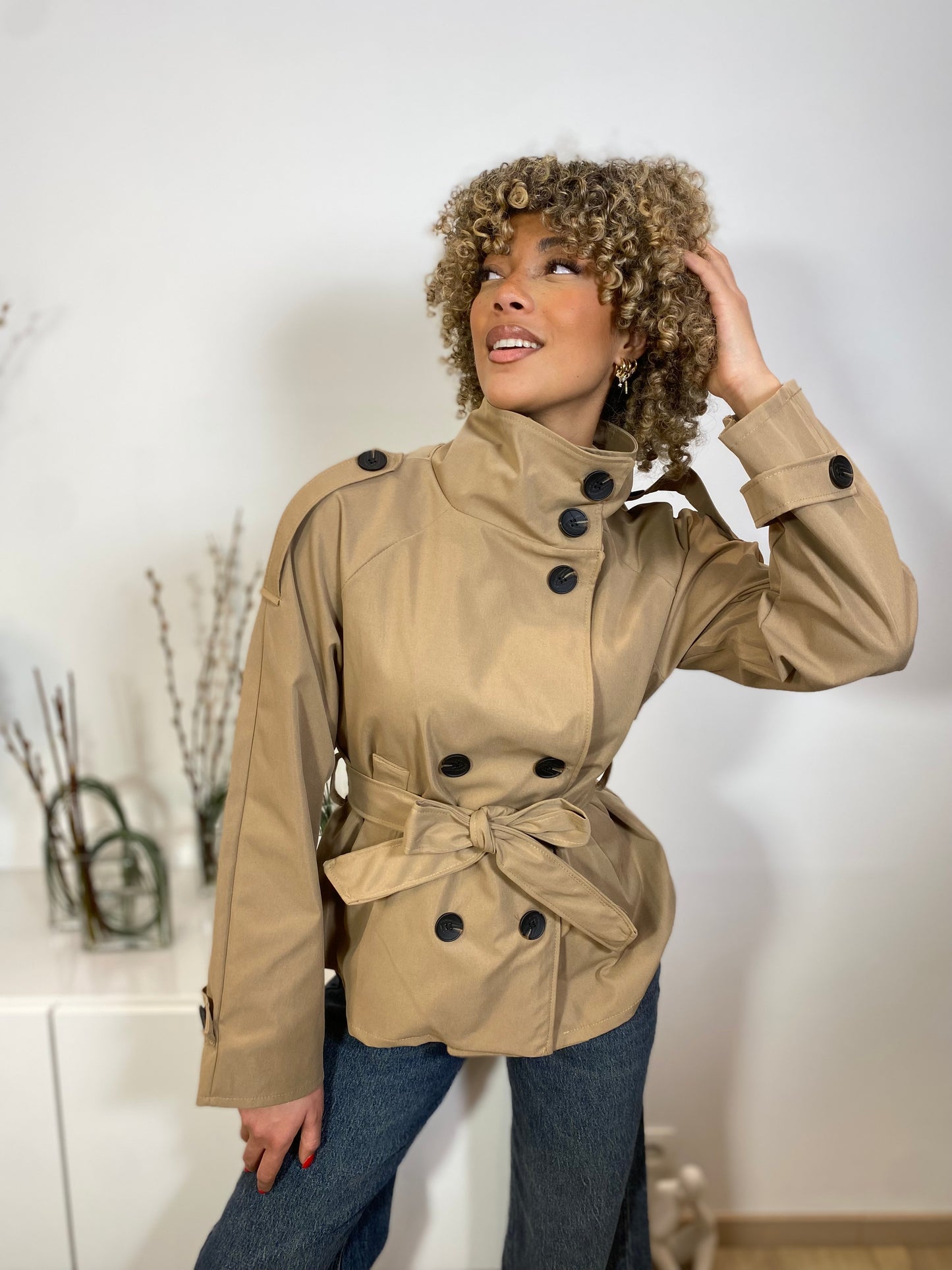 Trench seyne beige