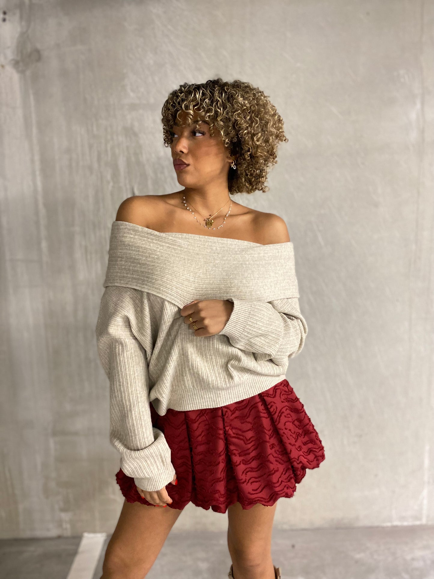 Pull Brigitte beige