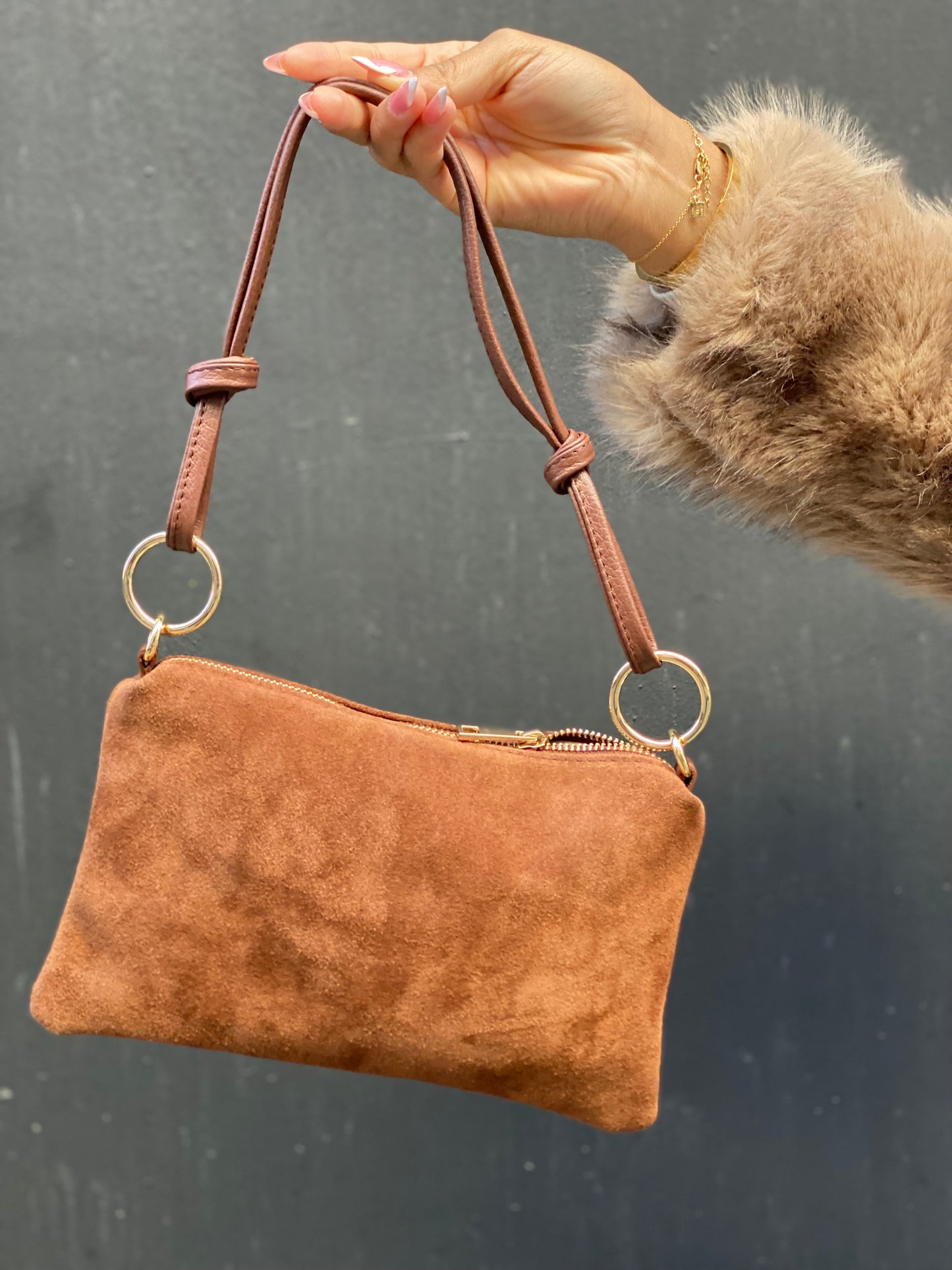 Sac cuir camel