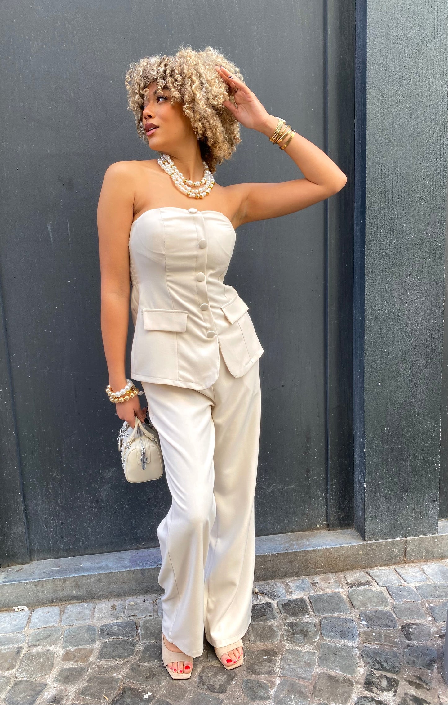 Ensemble Sarah beige