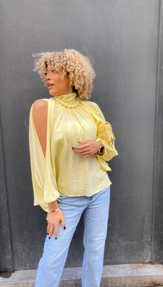 Chemise Yvanna jaune
