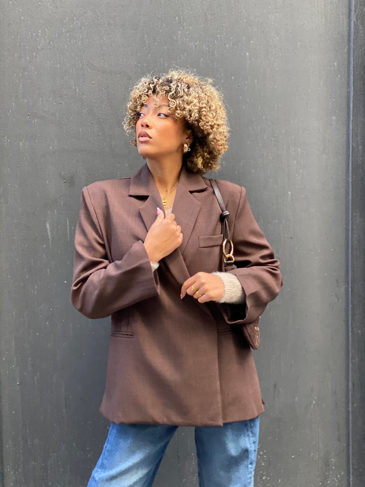 Blazer ivi brun