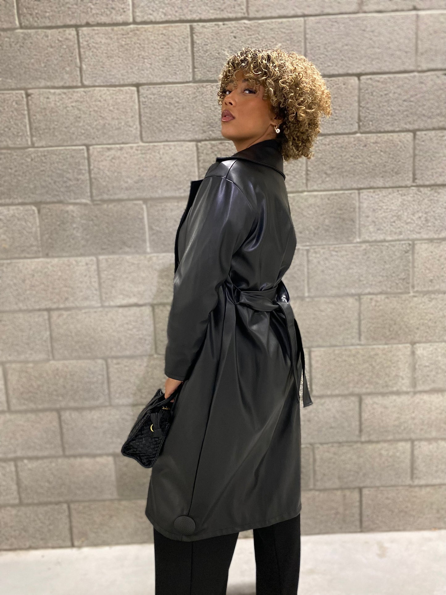 Manteau Tren similicuir