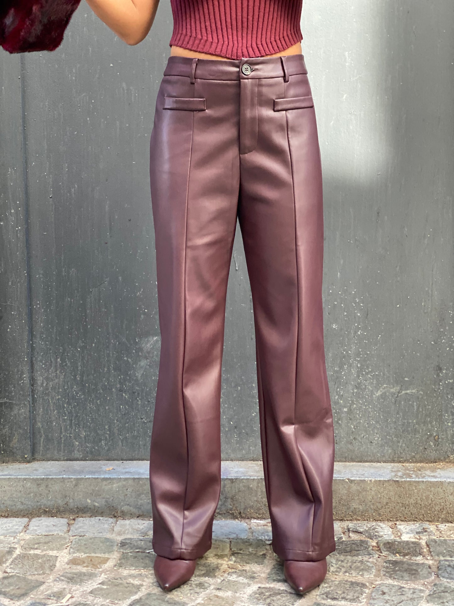 Pantalon vina