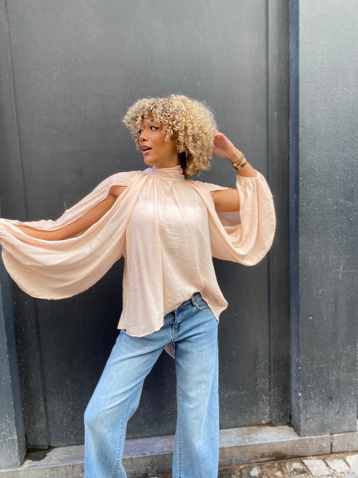 Chemise Yvanna saumon