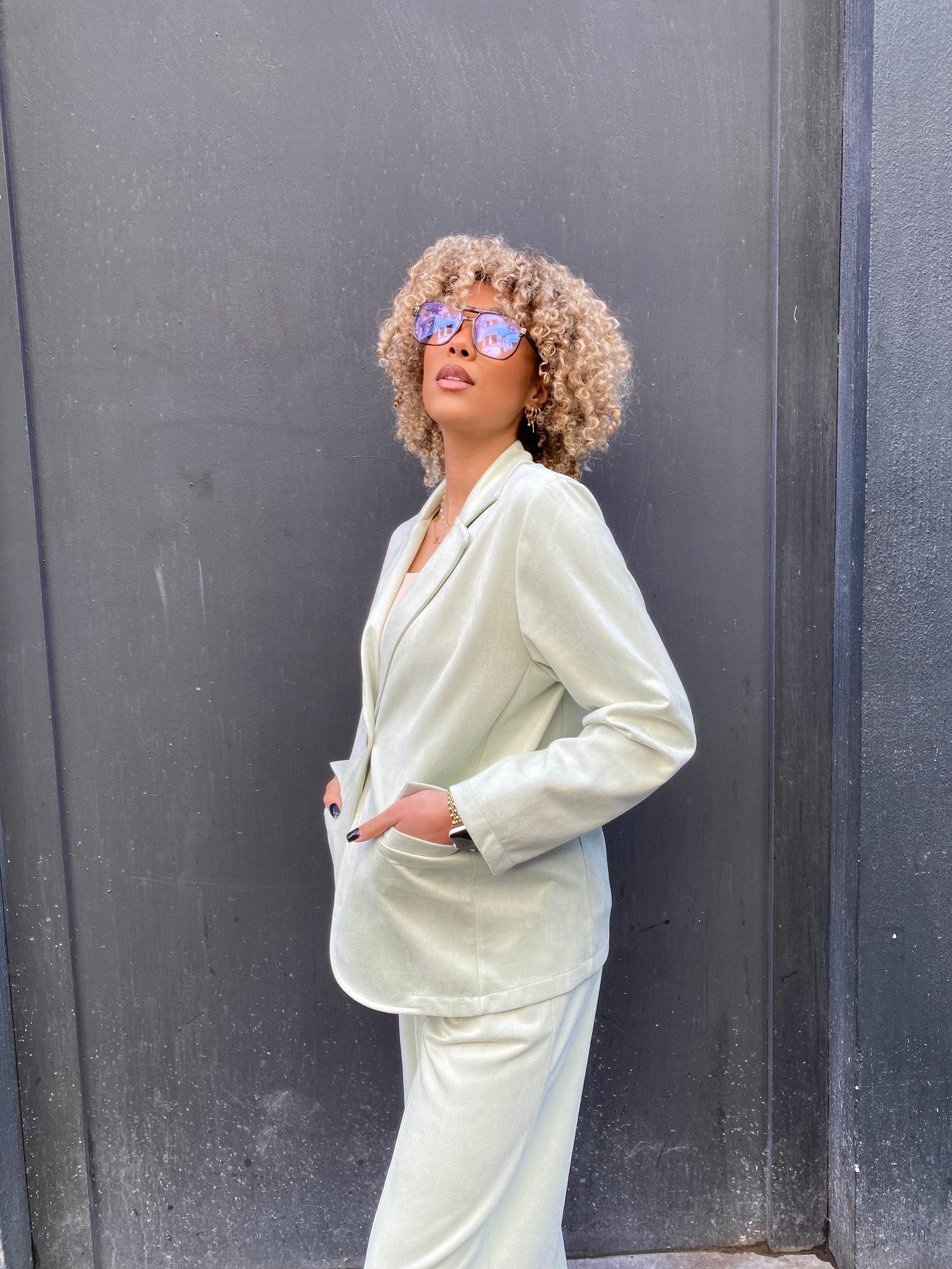 Blazer Nadia menthe