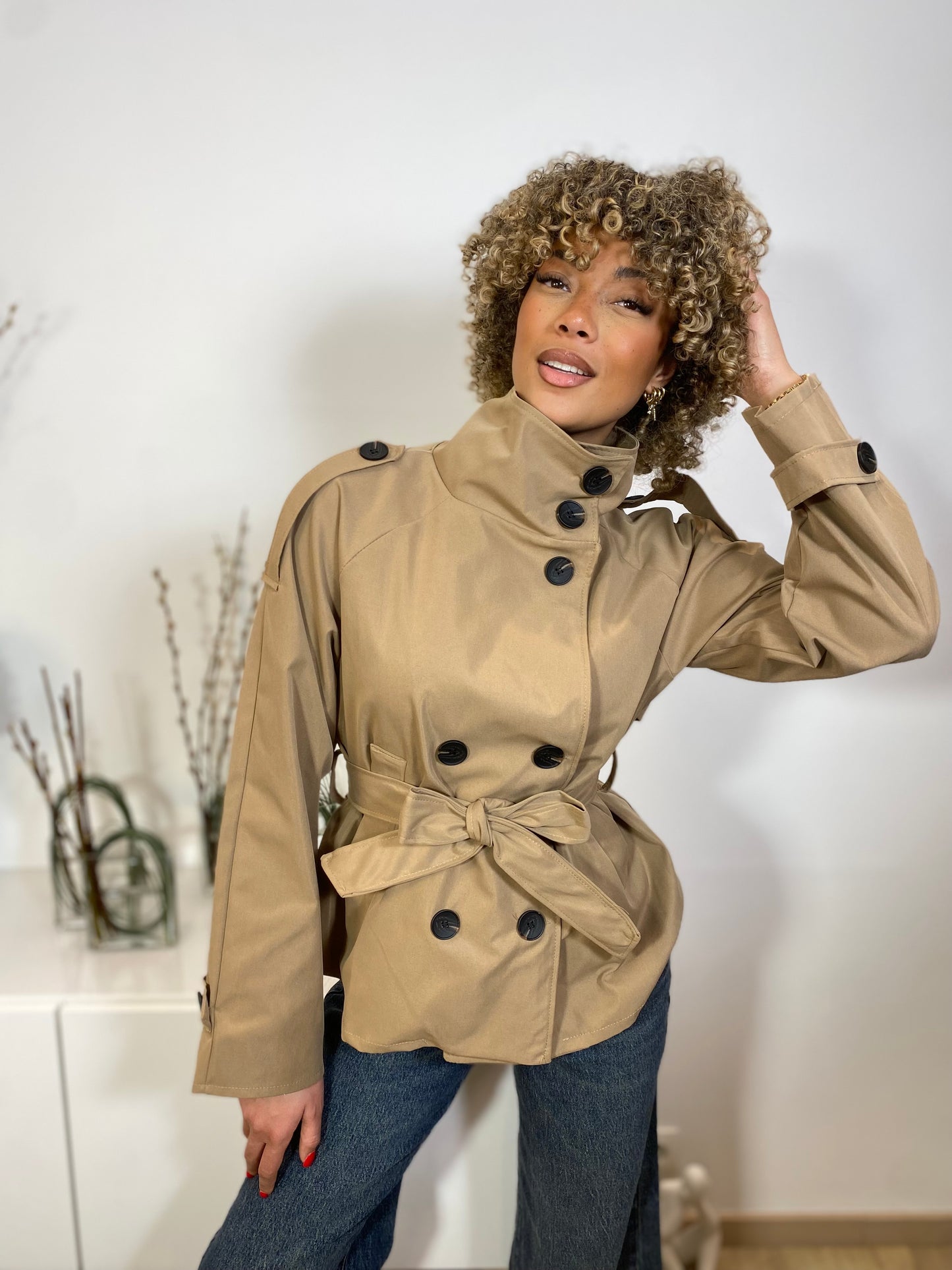 Trench seyne beige