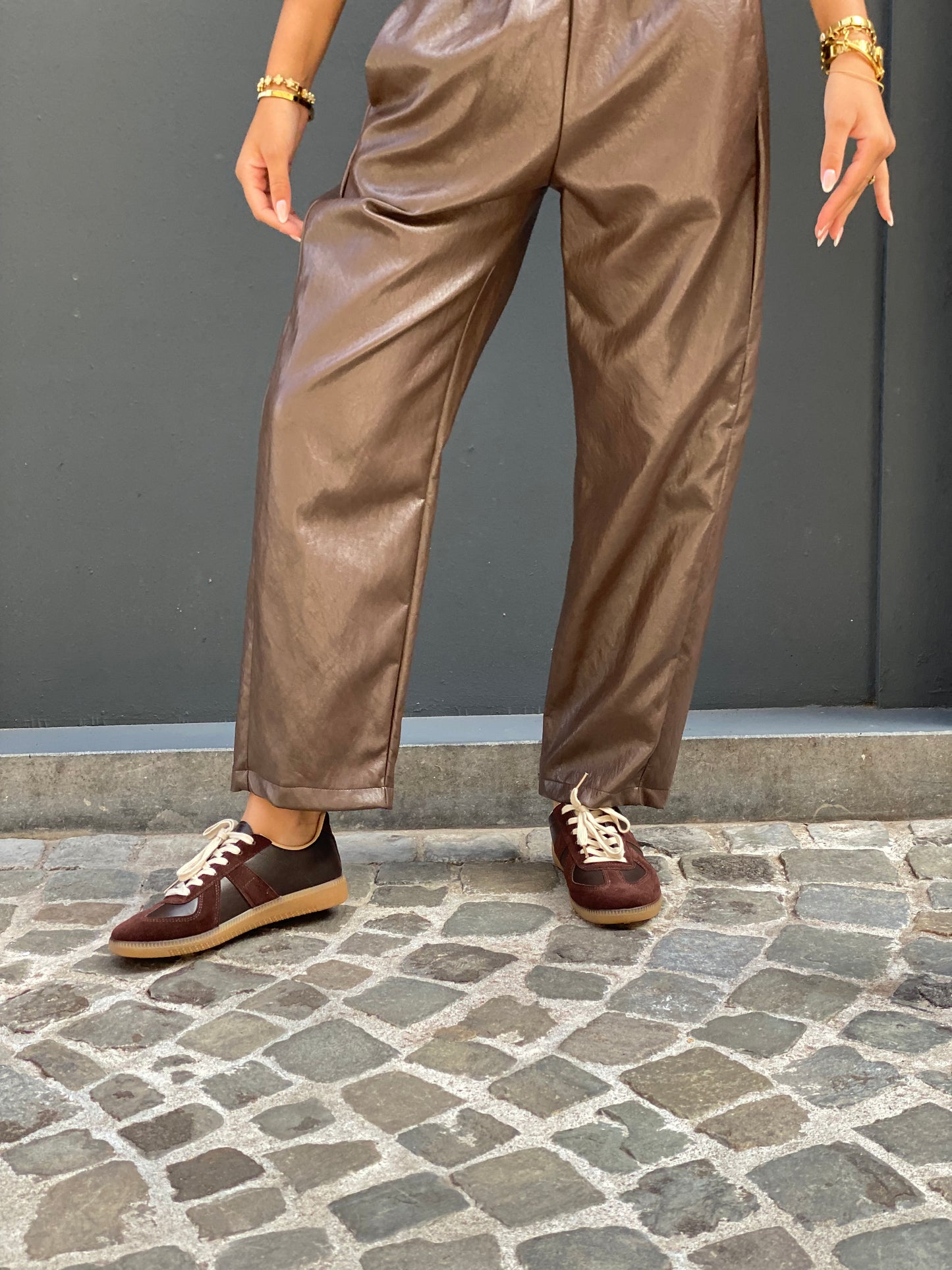 Pantalon simili Laurie