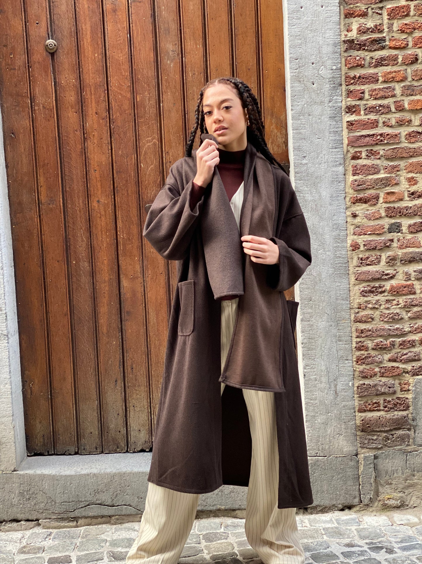 Manteau Teresa brun