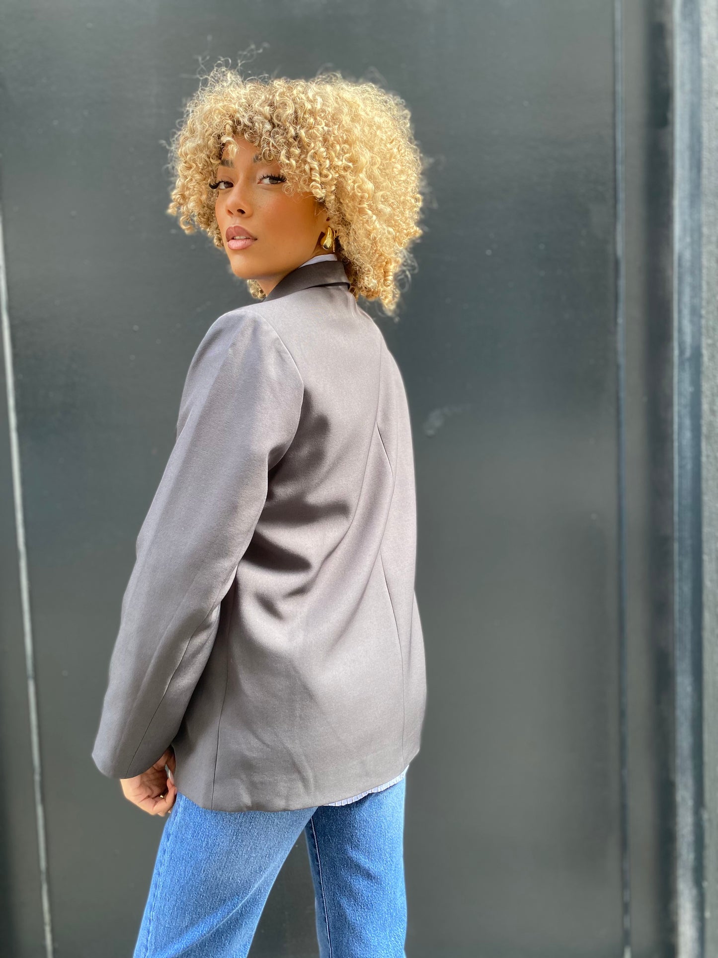 Blazer Éva gris
