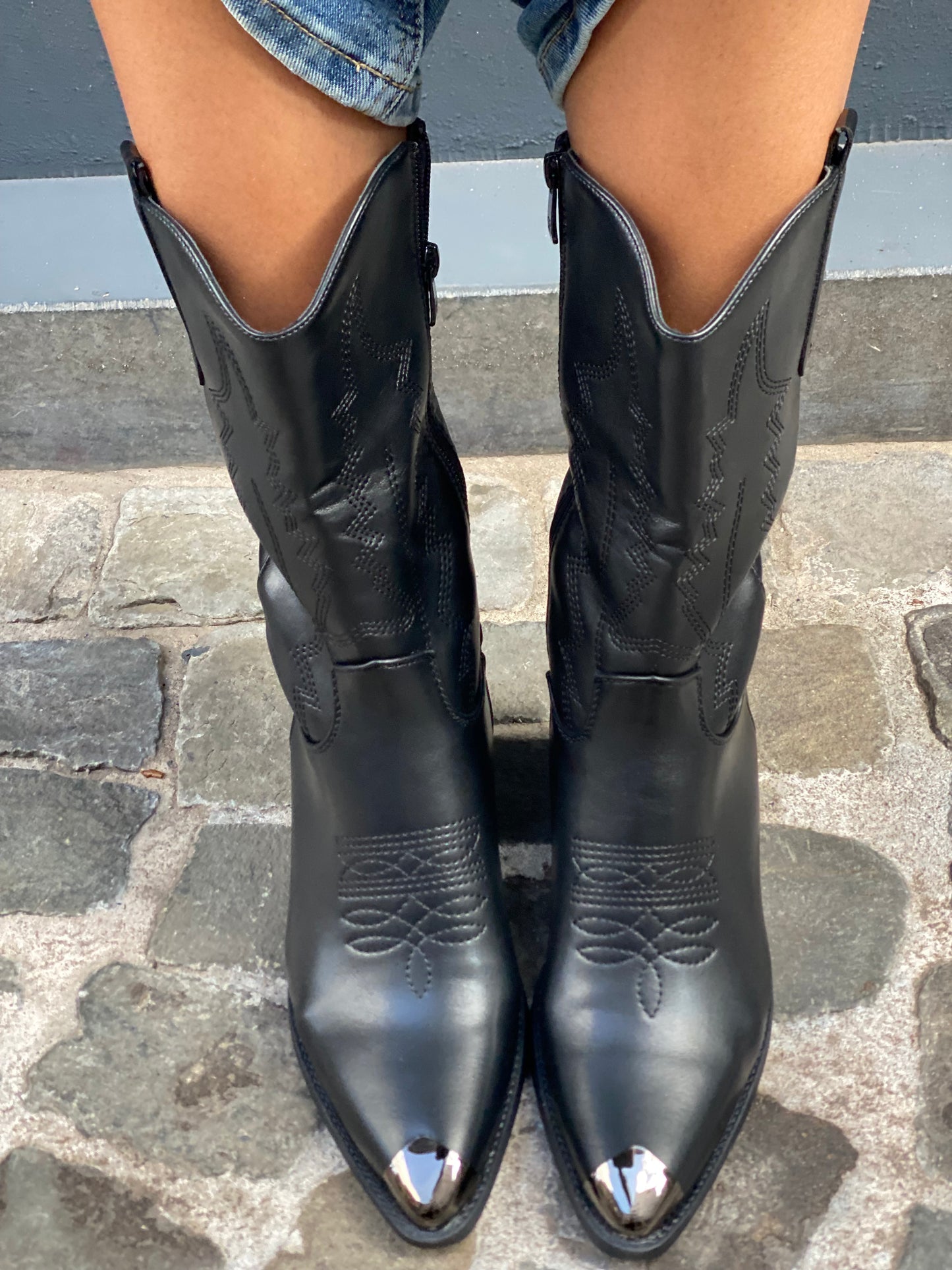 Bottes, western noire