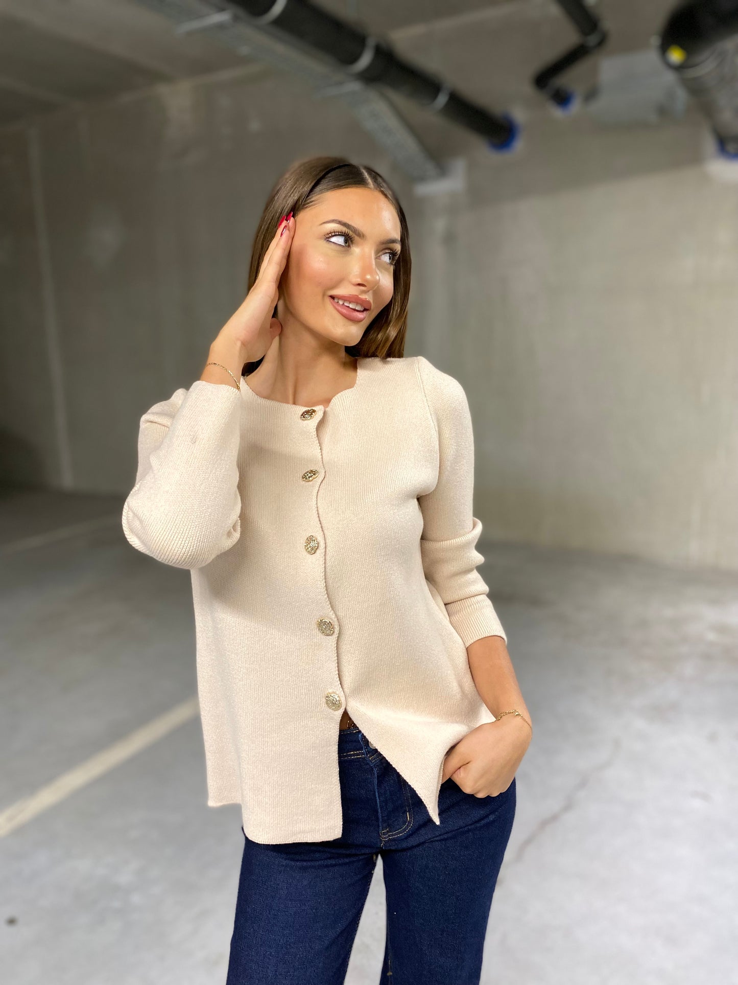 Pull Sofia beige