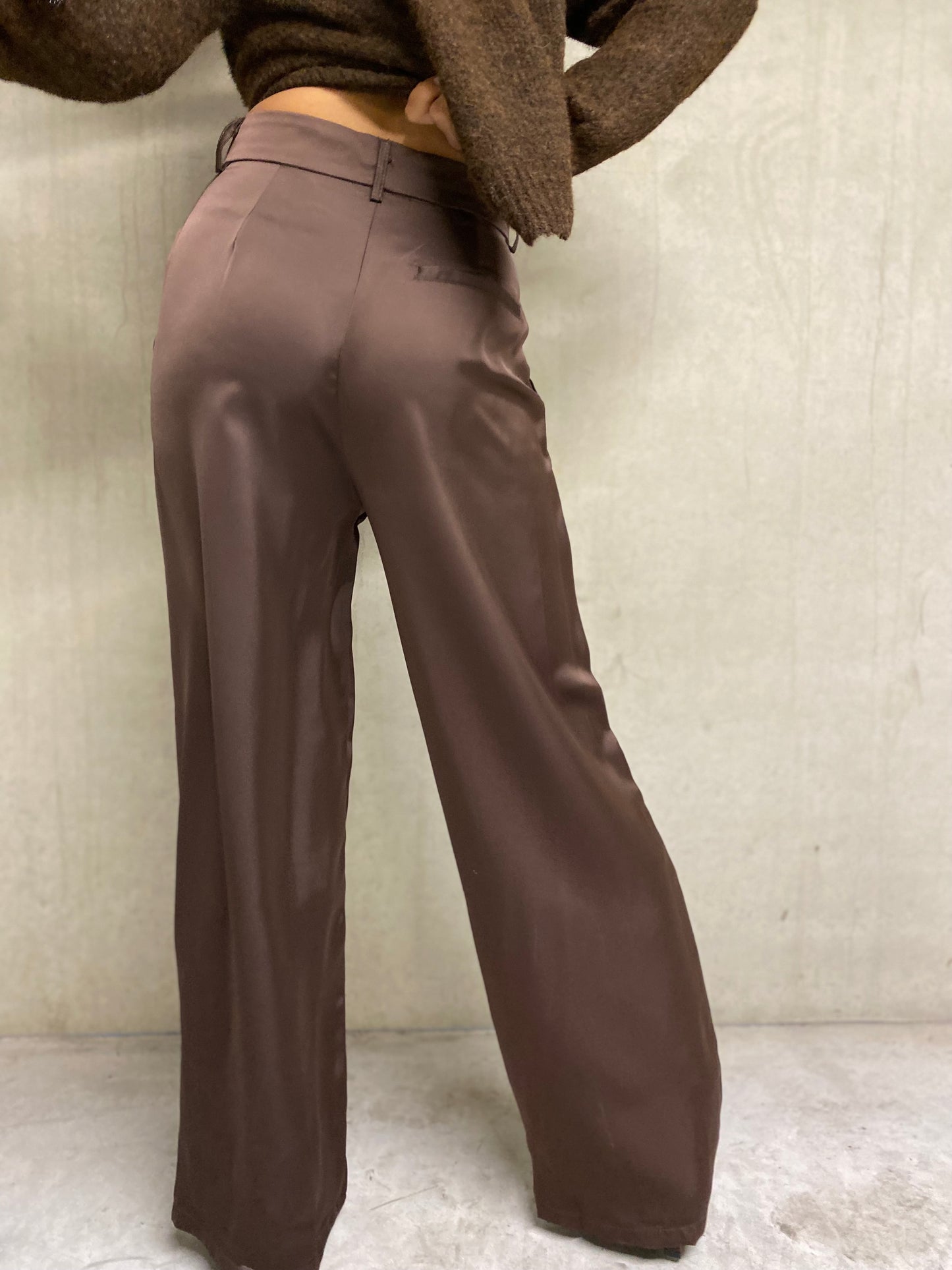 Pantalon Inès choco
