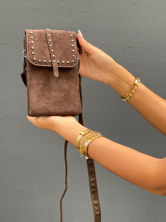 Sac, pochette clouté