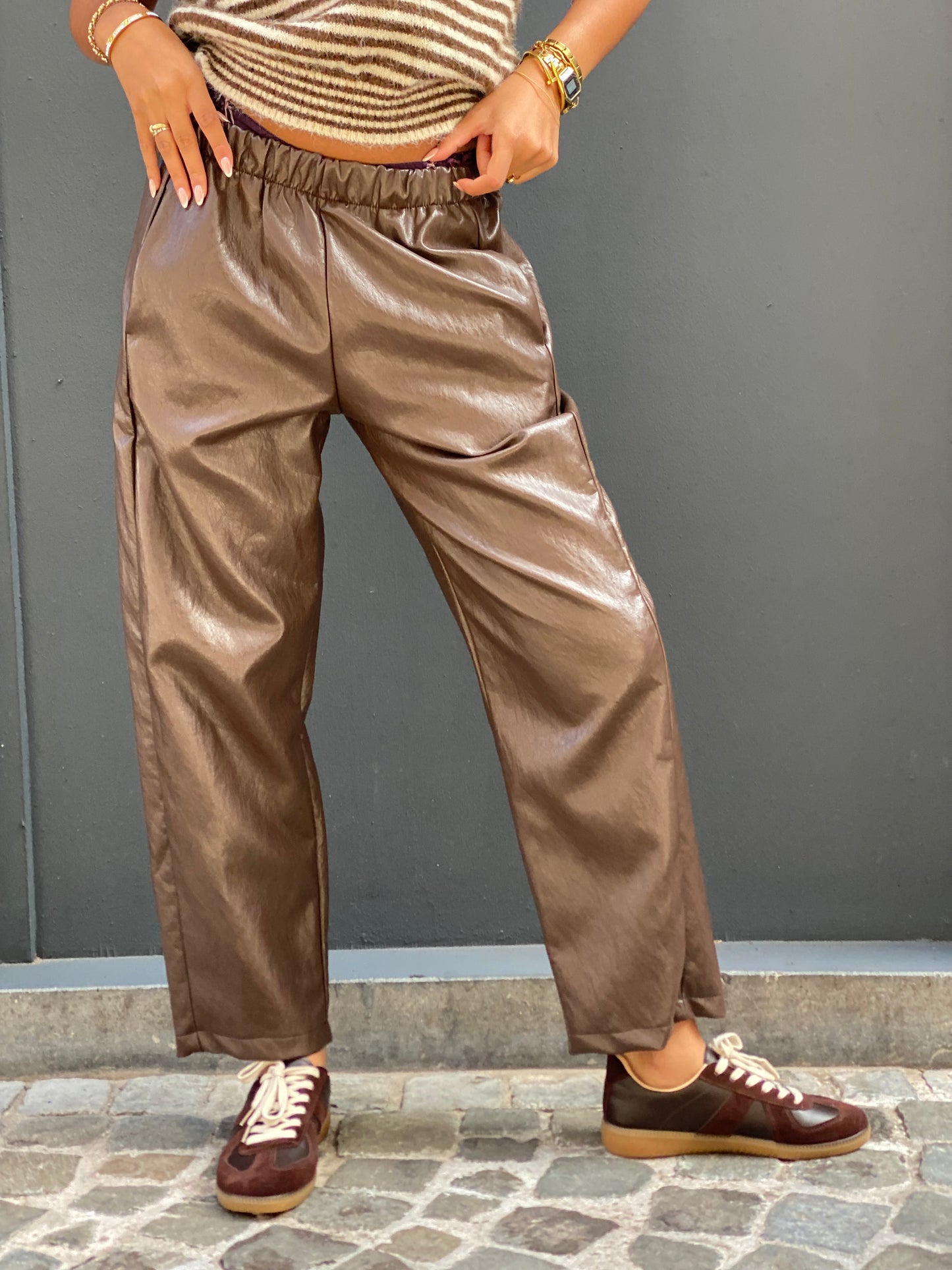 Pantalon simili Laurie