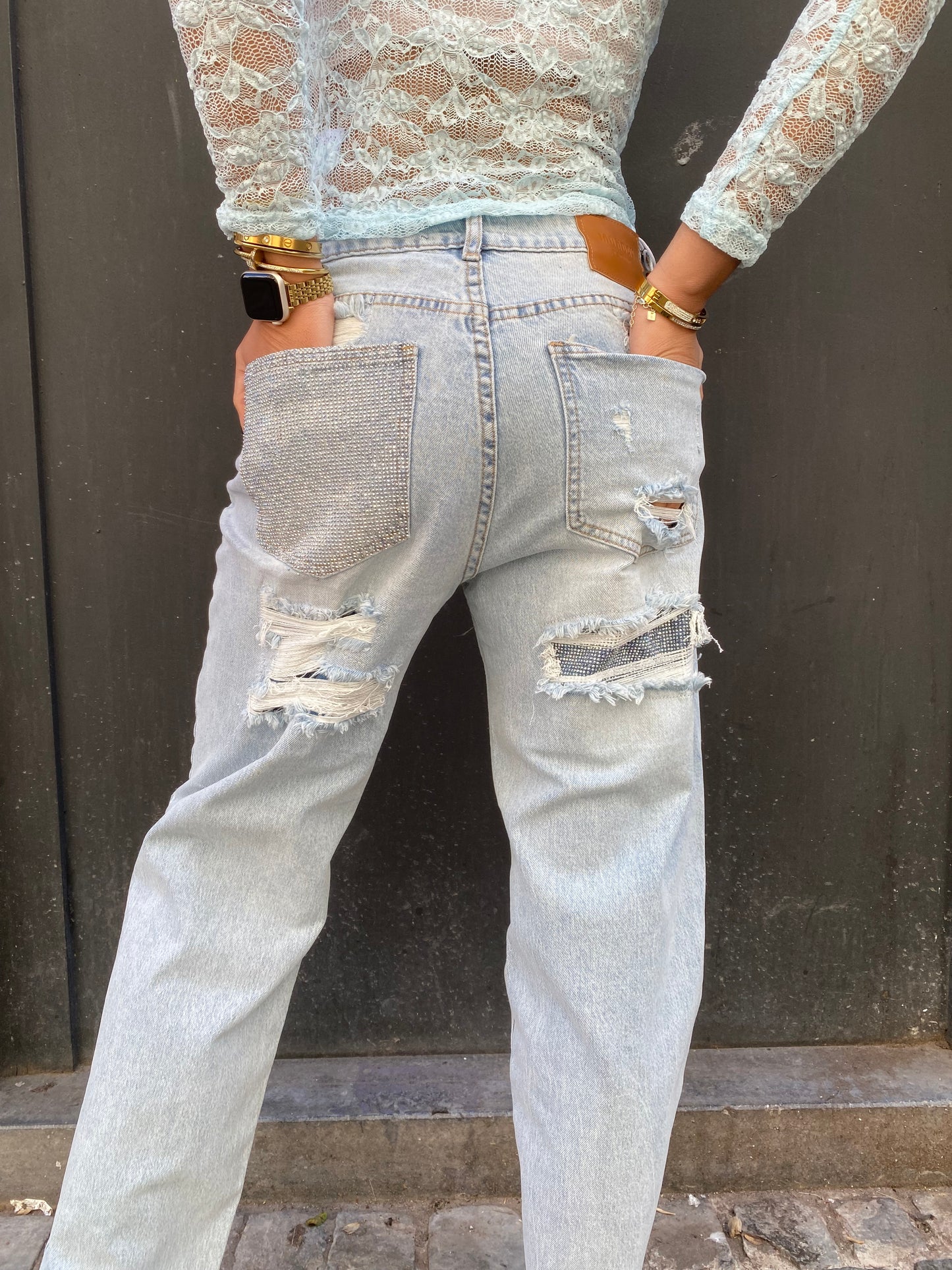 Jeans strass