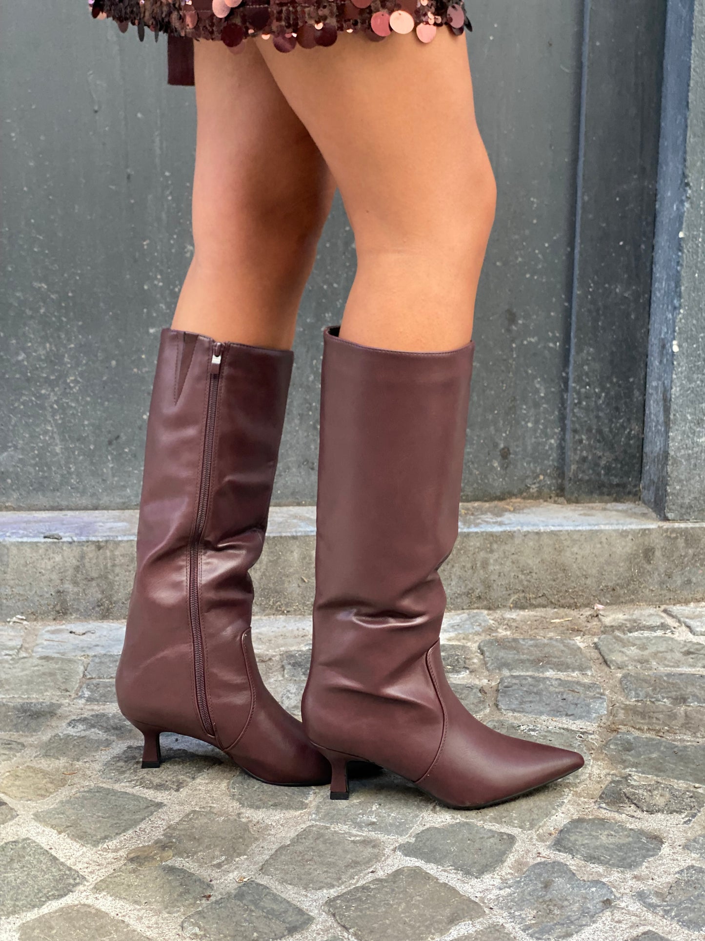 Bottes bordeaux
