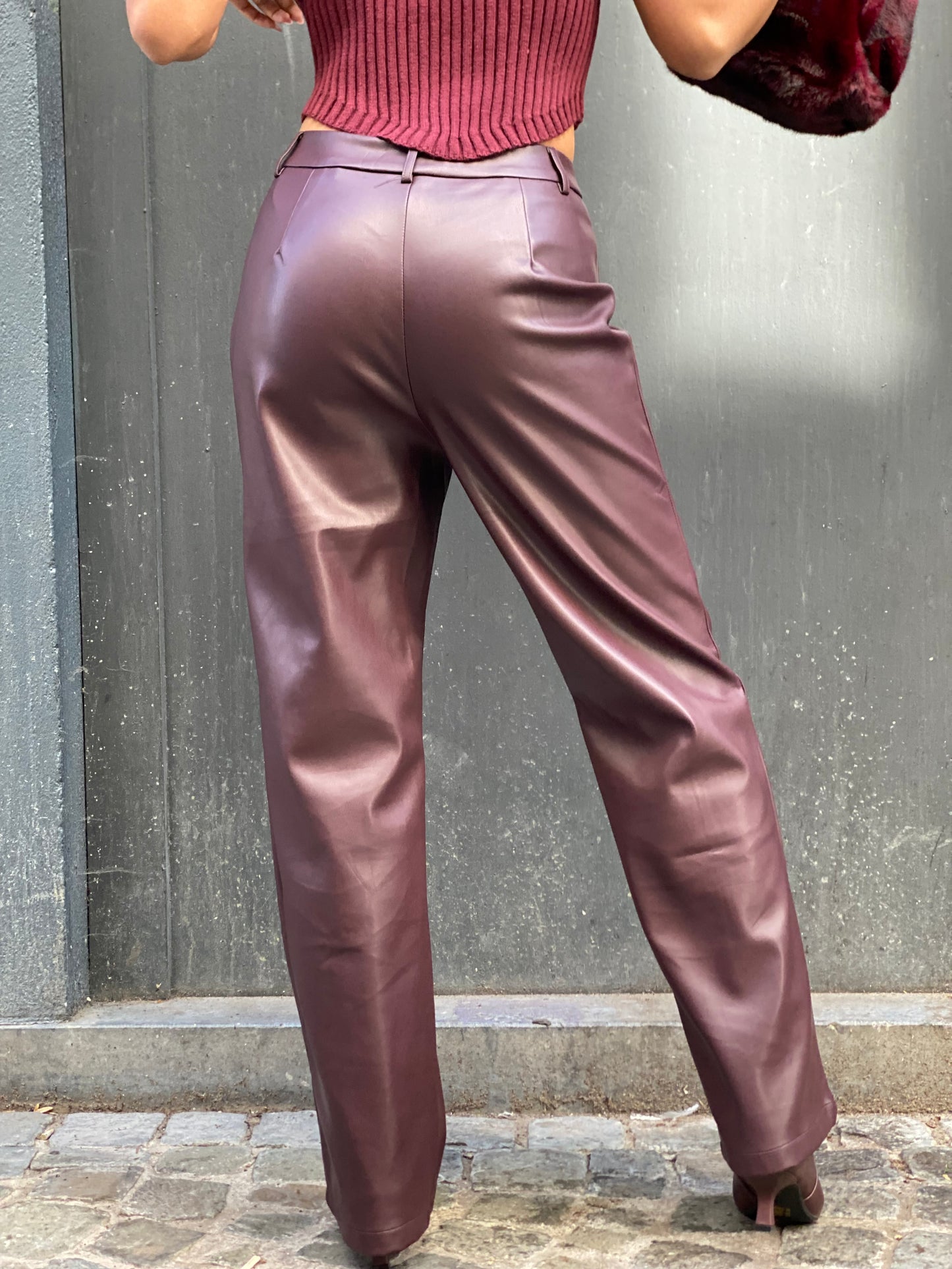 Pantalon vina