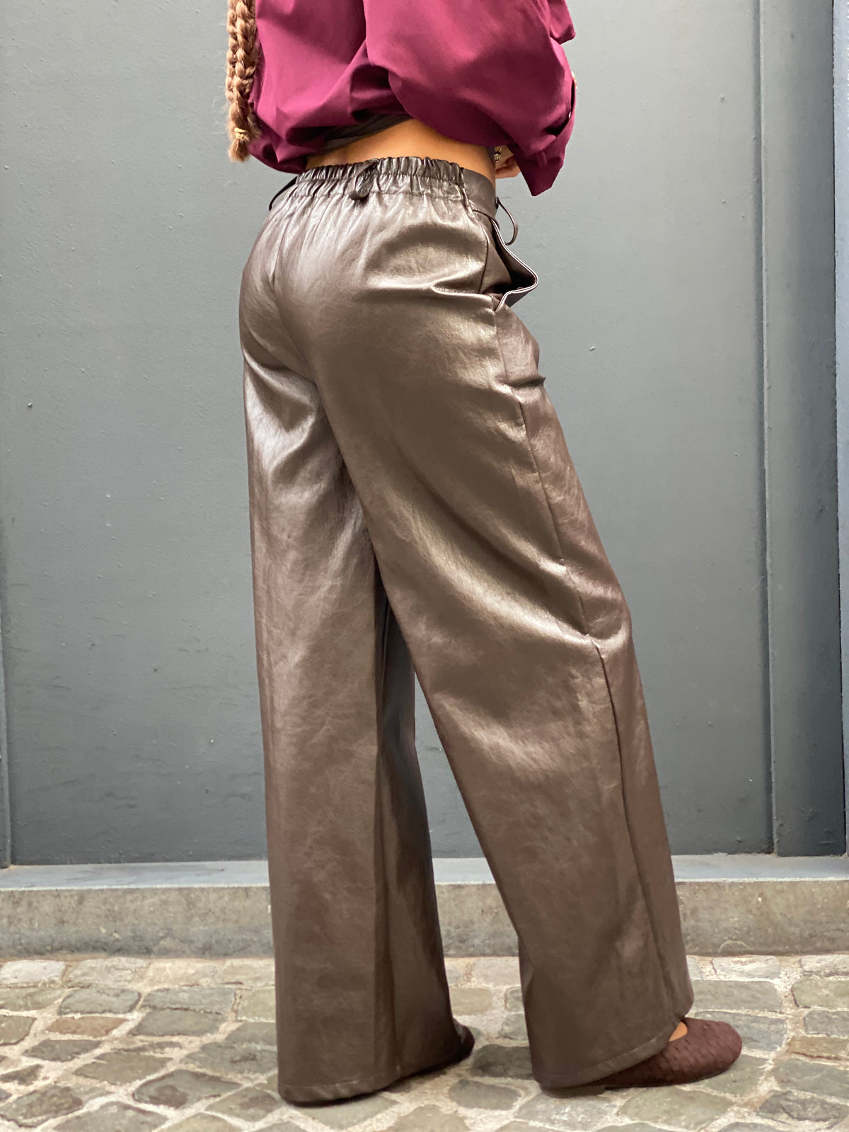 Pantalon similicuir Ilona