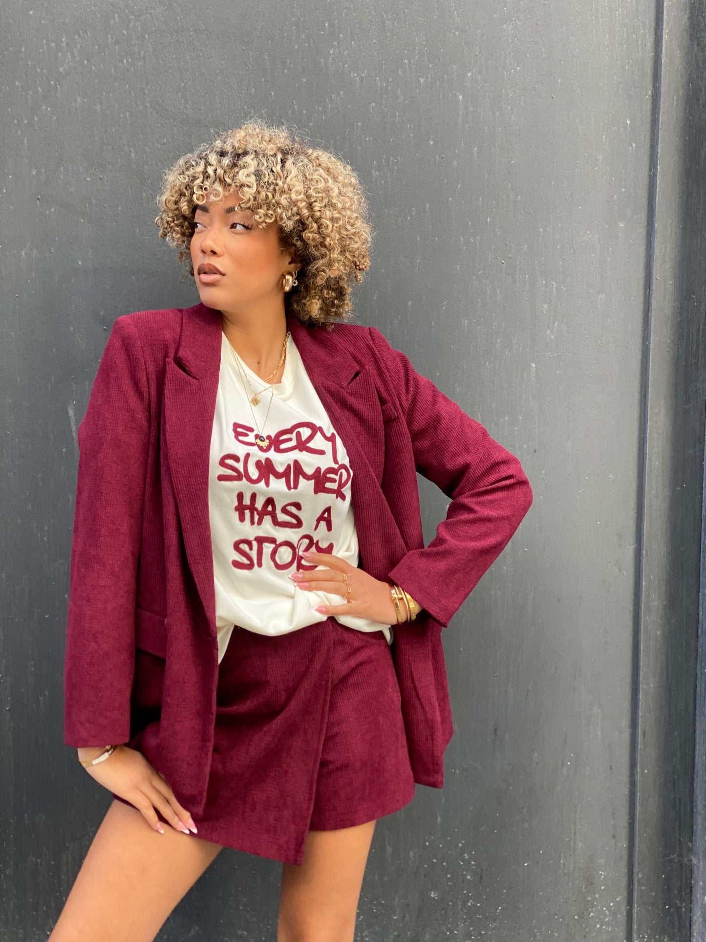 Blazer velours Véro