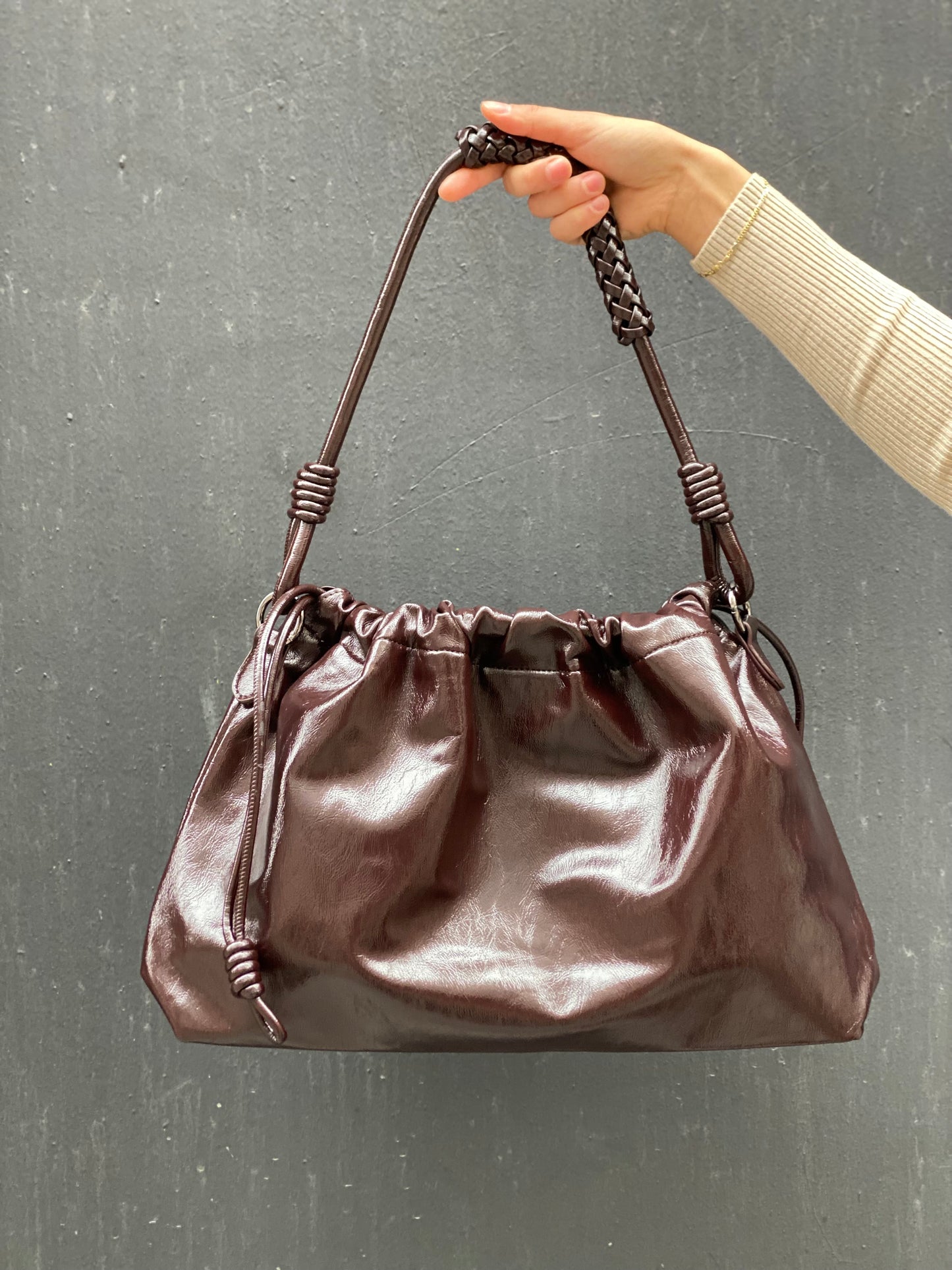 Sac vernis brun