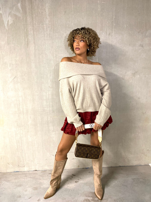 Pull Brigitte beige
