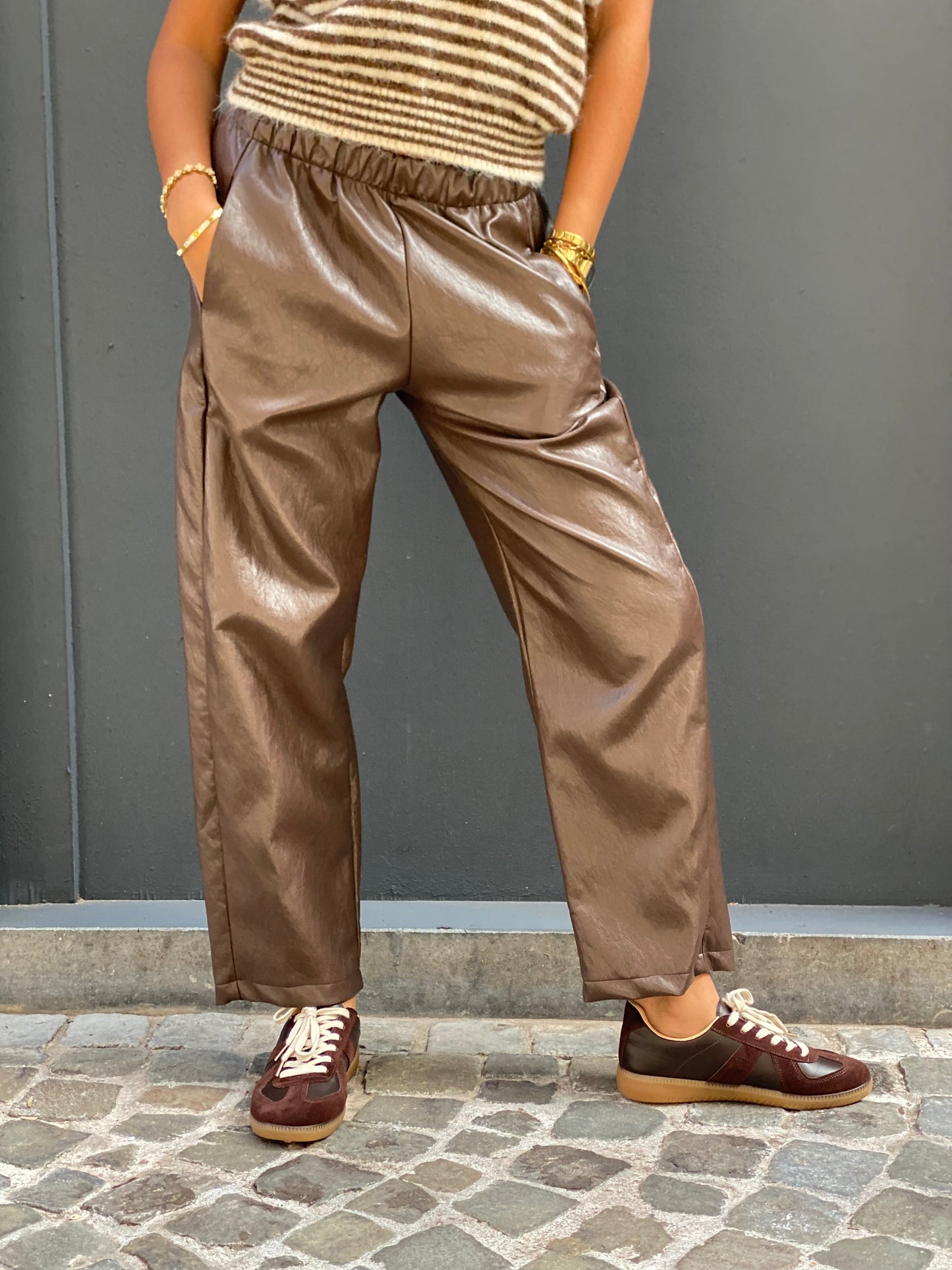 Pantalon simili Laurie