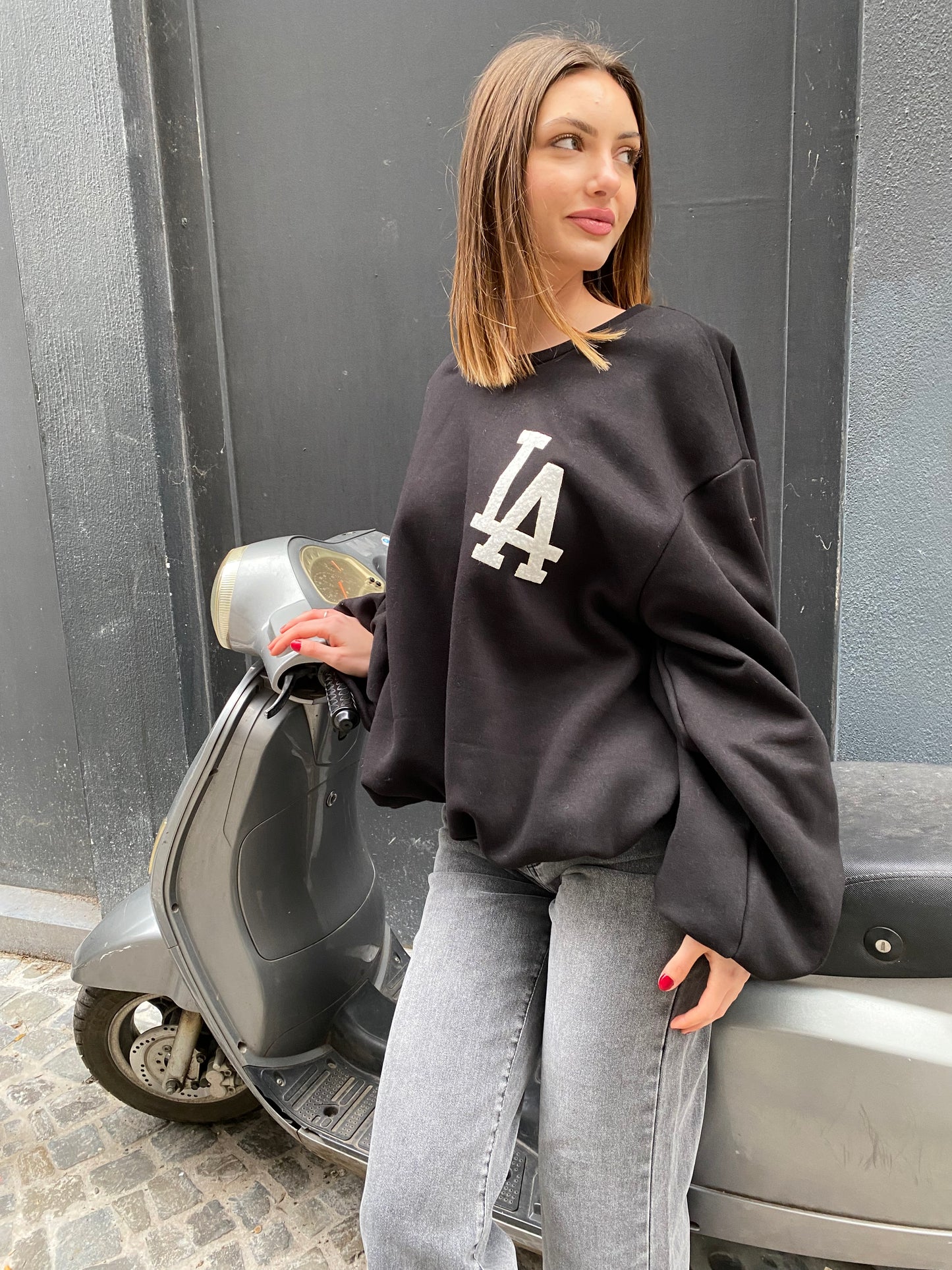 Sweat-shirt L.A noir