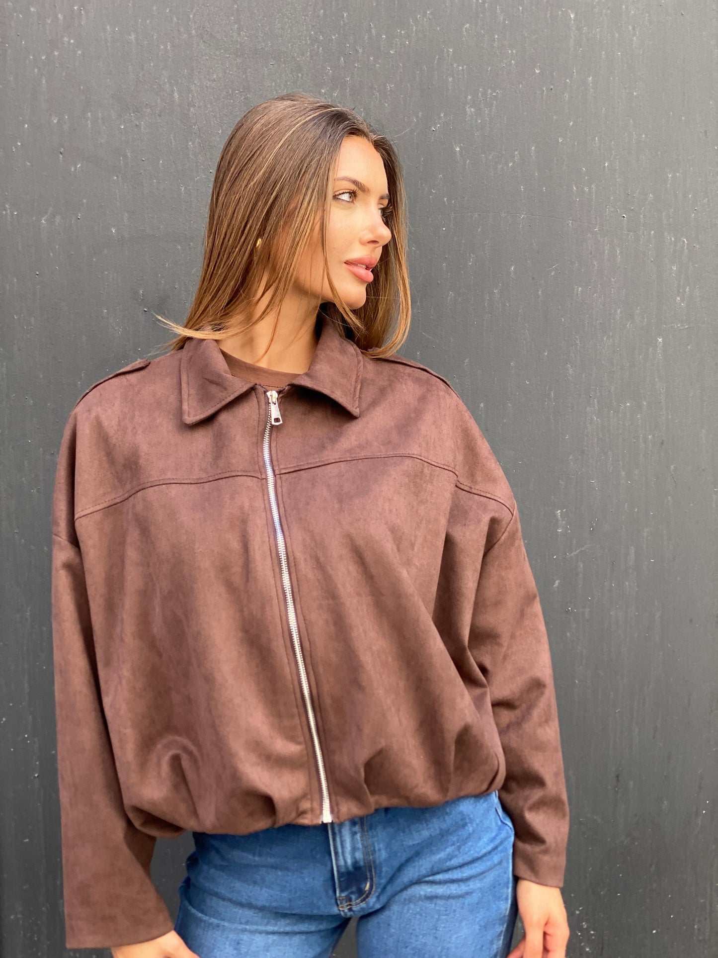 Veste Mia, brune