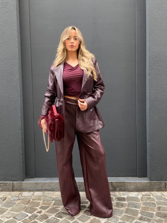 Pantalon similicuir Ilona