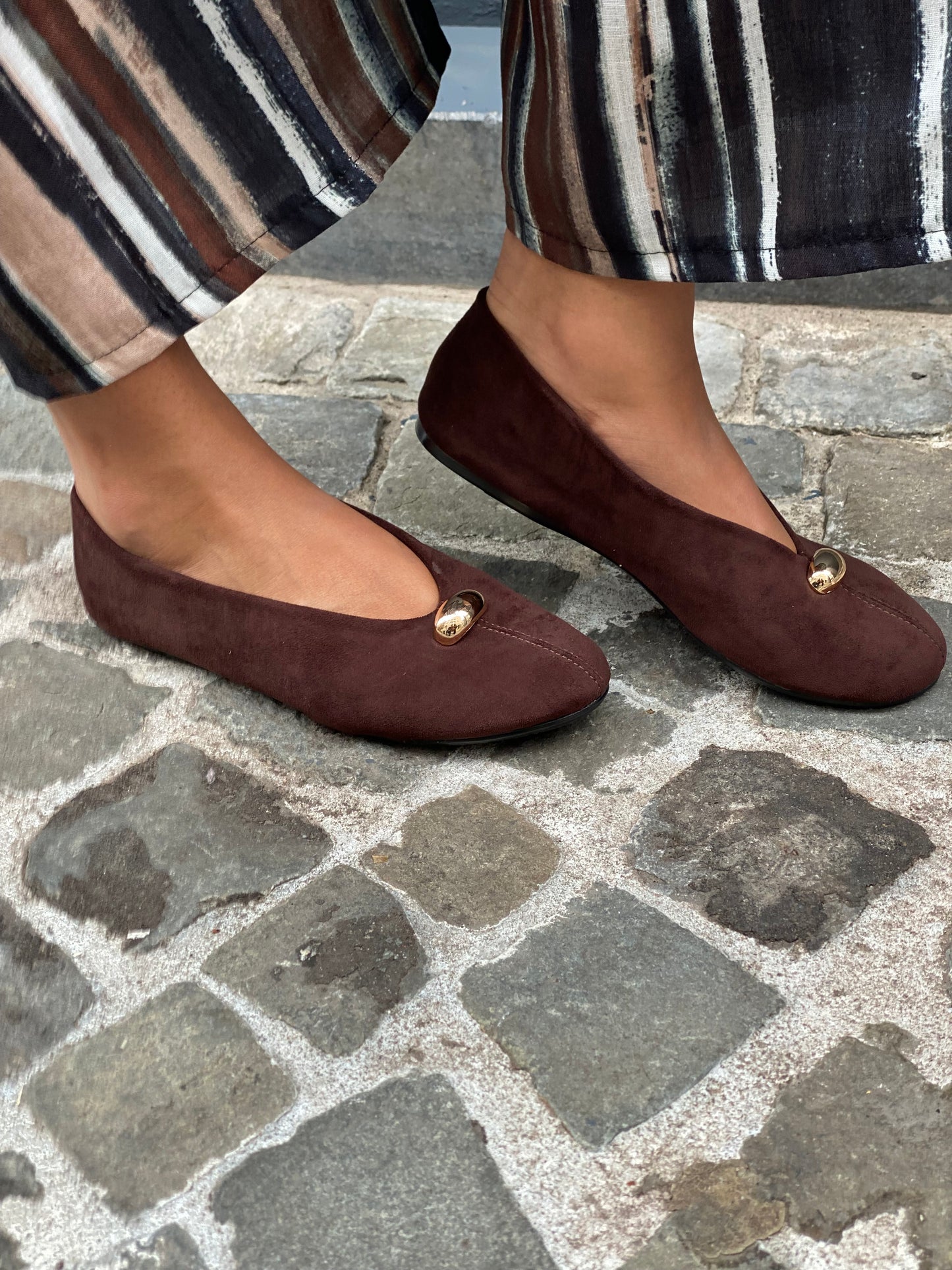 Ballerines, brune