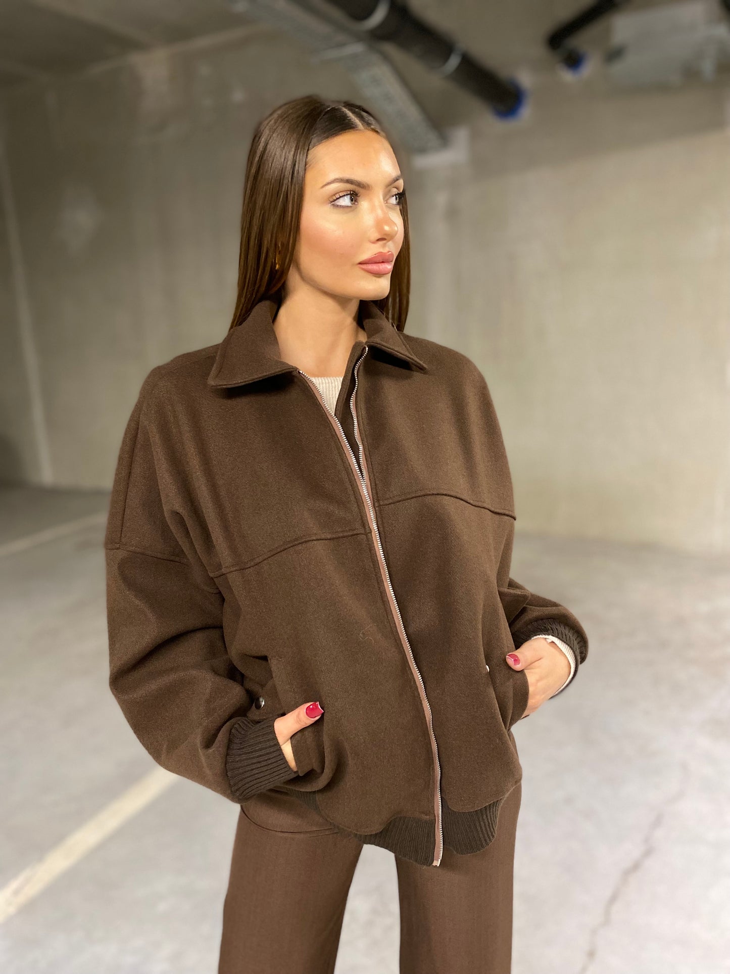 Veste Vick brun