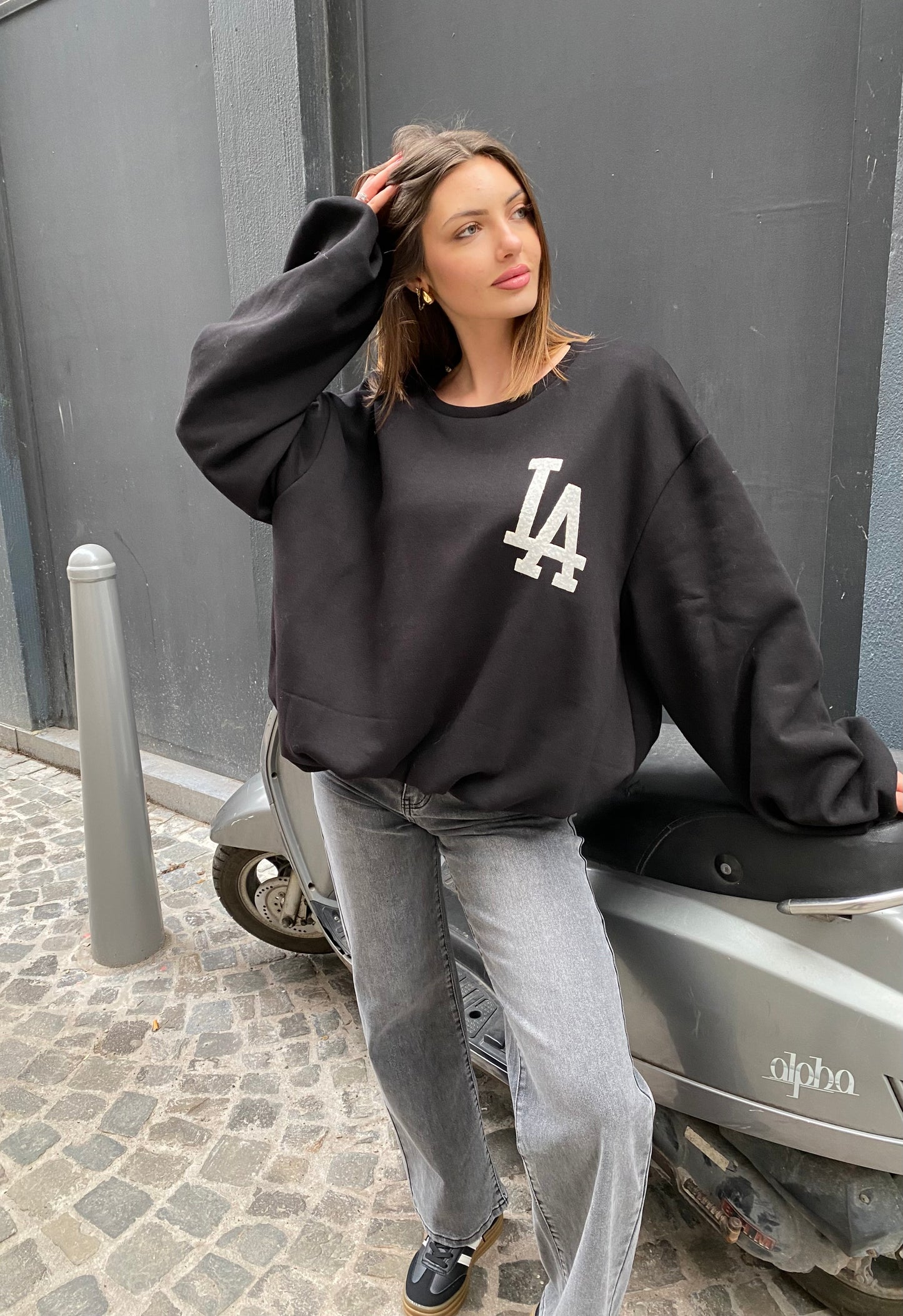 Sweat-shirt L.A noir