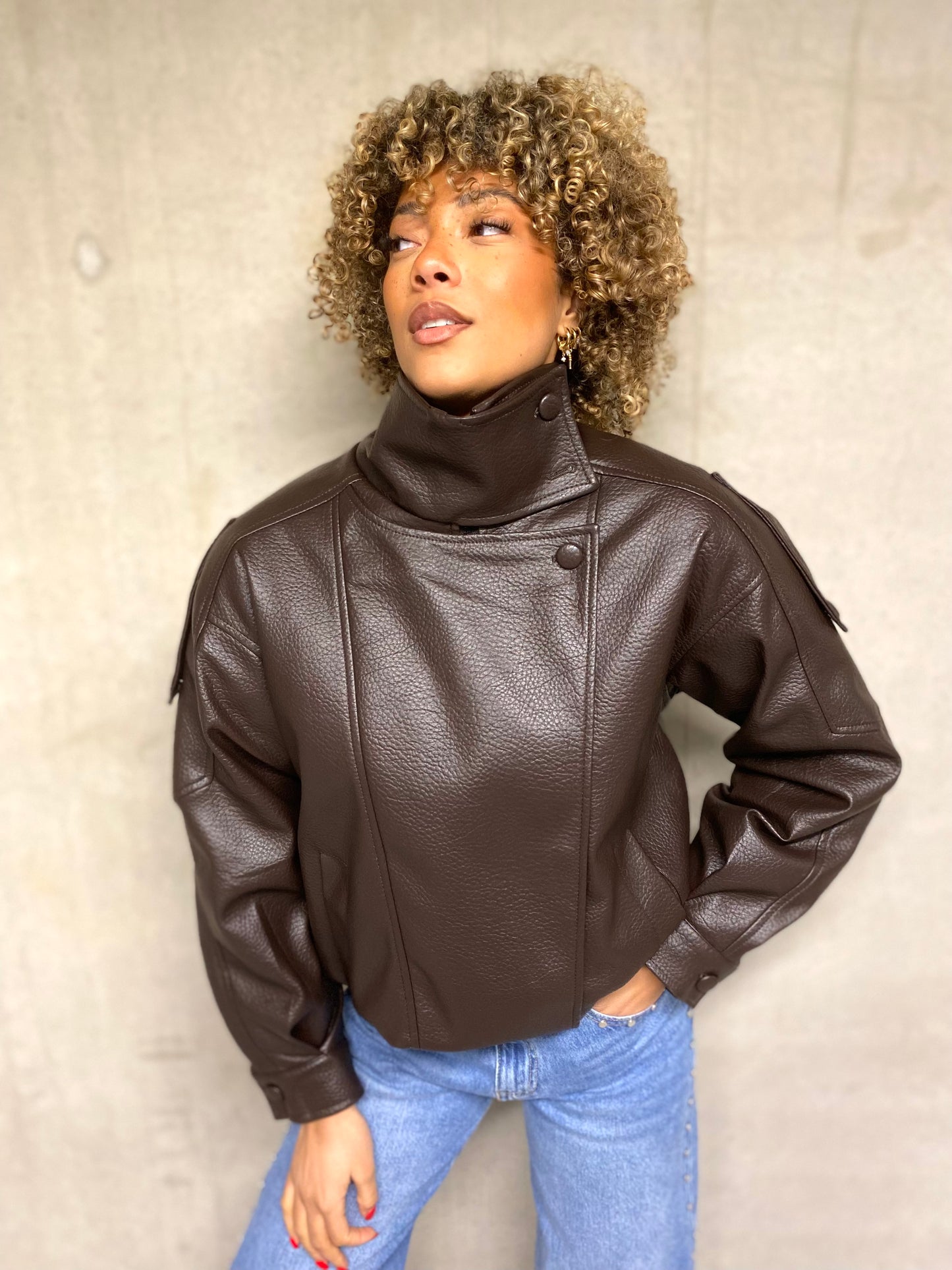 Veste Zara.T choco